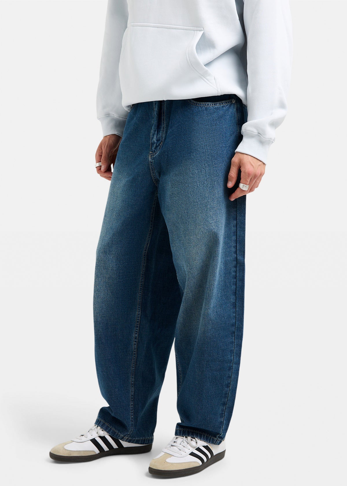 Voltage Baggy Denim Jeans SLUB GARAGE BLUE