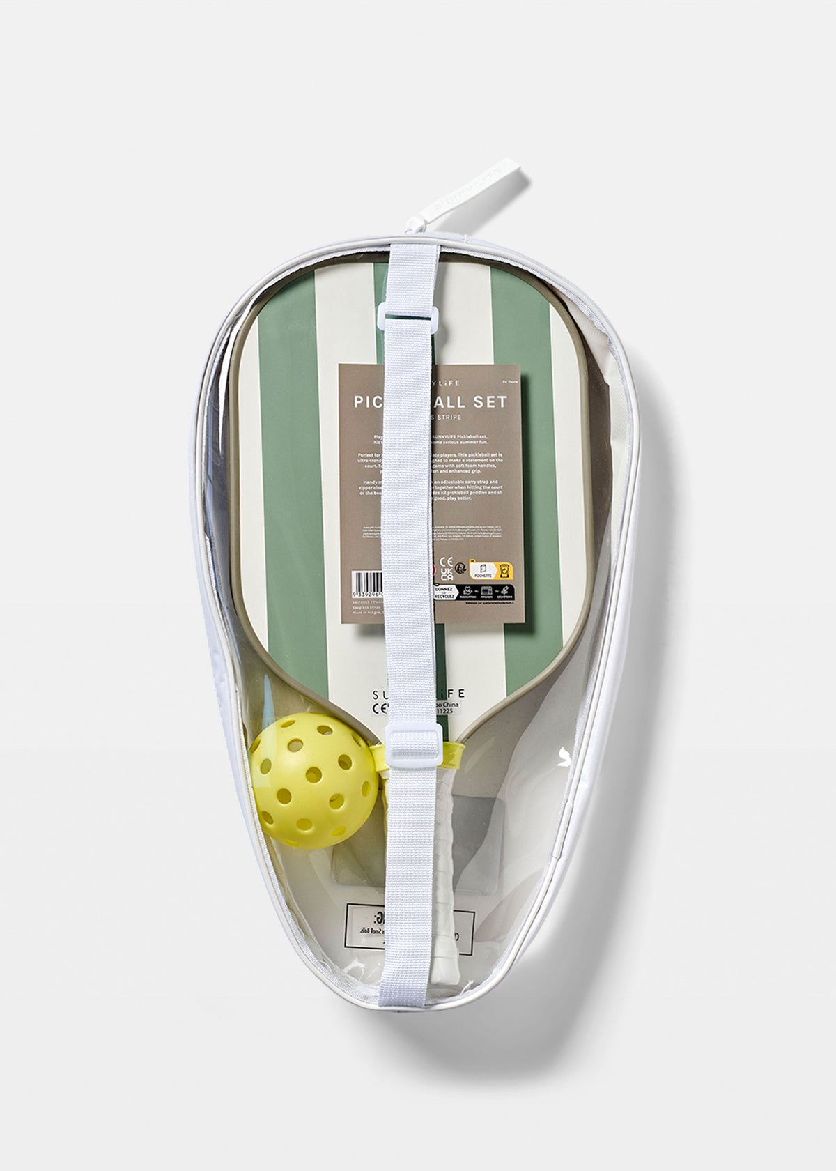 Pickleball Set SEAGRASS STRIPE
