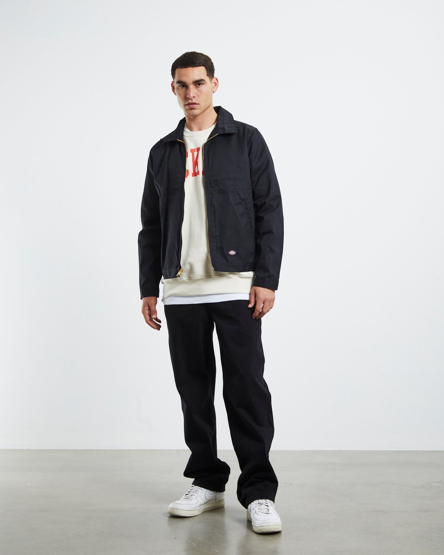13293 Relaxed 5 Pocket Loose Jeans Black