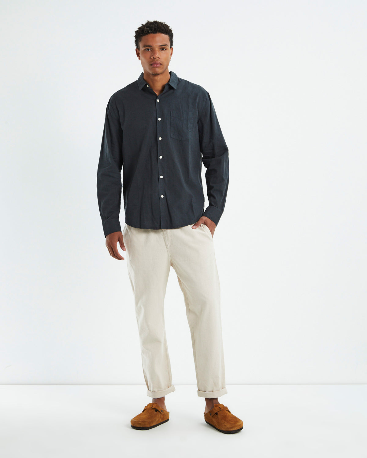 Grover Long Sleeve Shirt BLACK