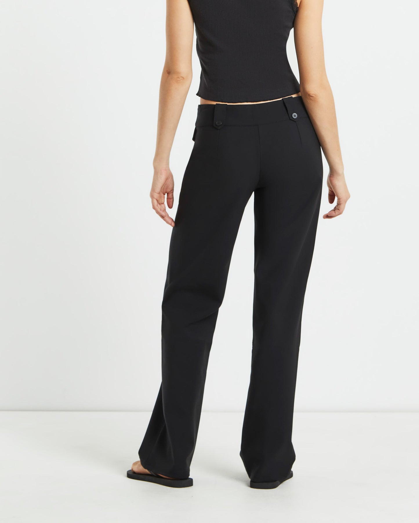 Jaylee Low Rise Seam Front Pants