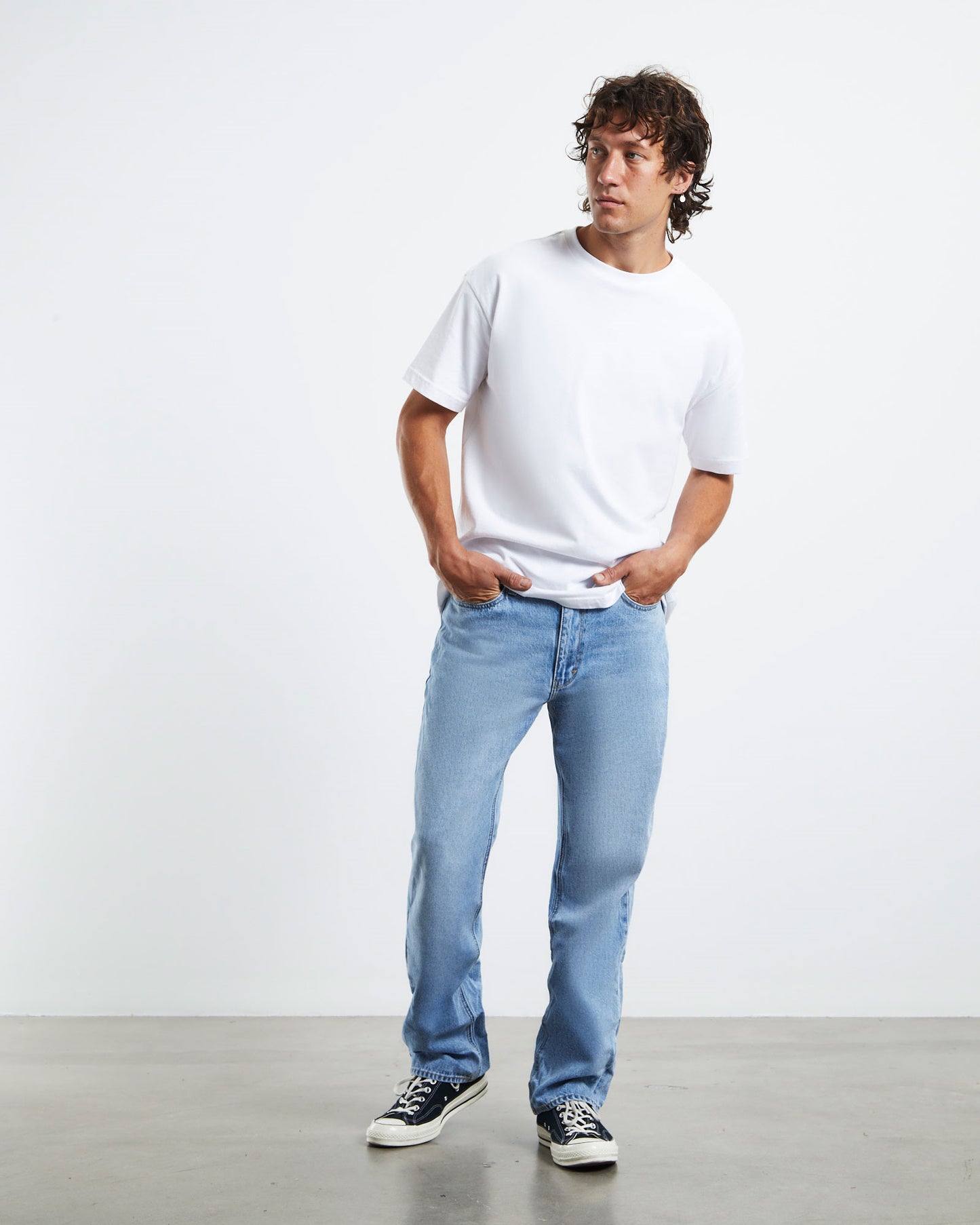 A 95 Baggy Relaxed Denim Jeans Nevermind