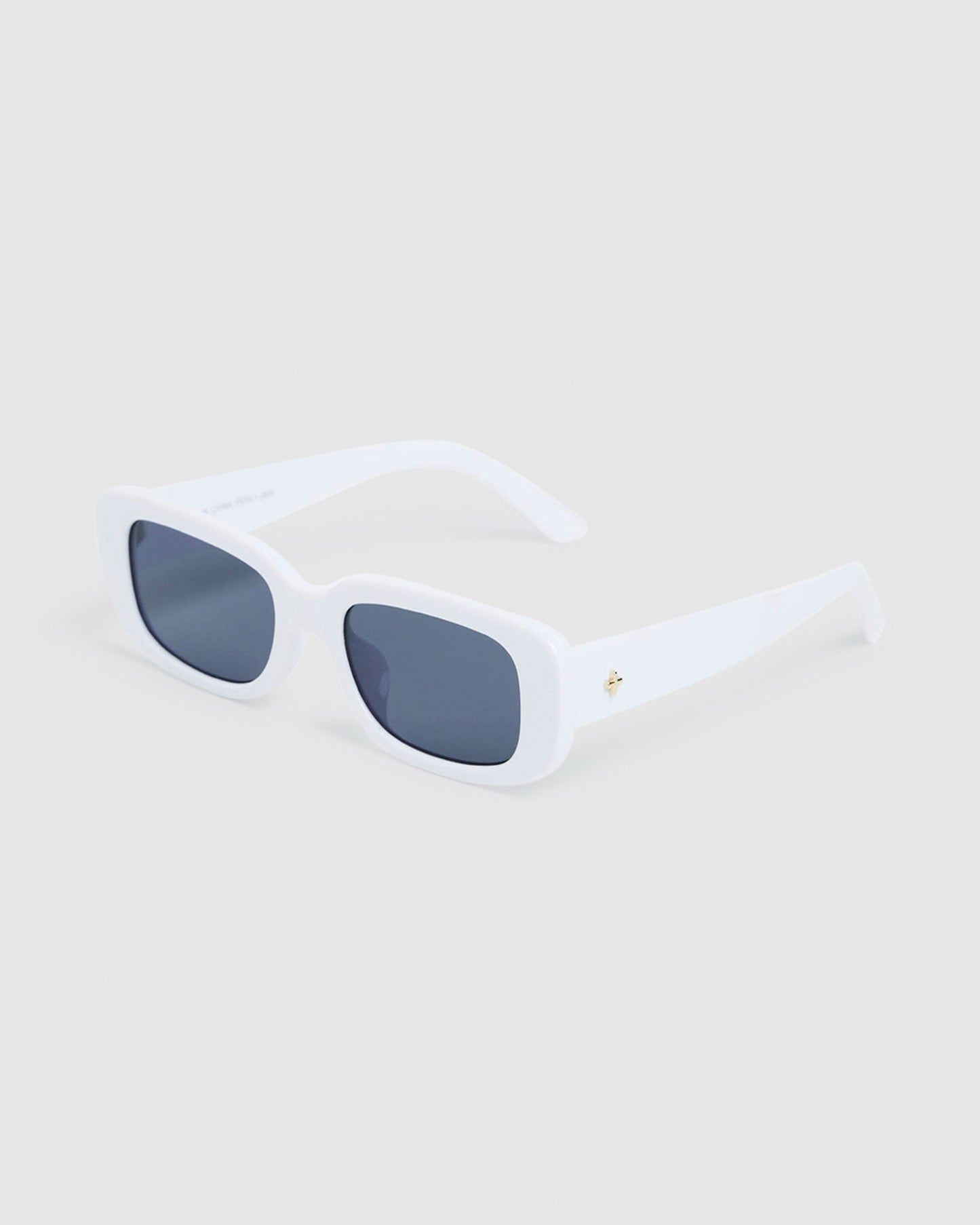 Rue Sunglasses White/Black