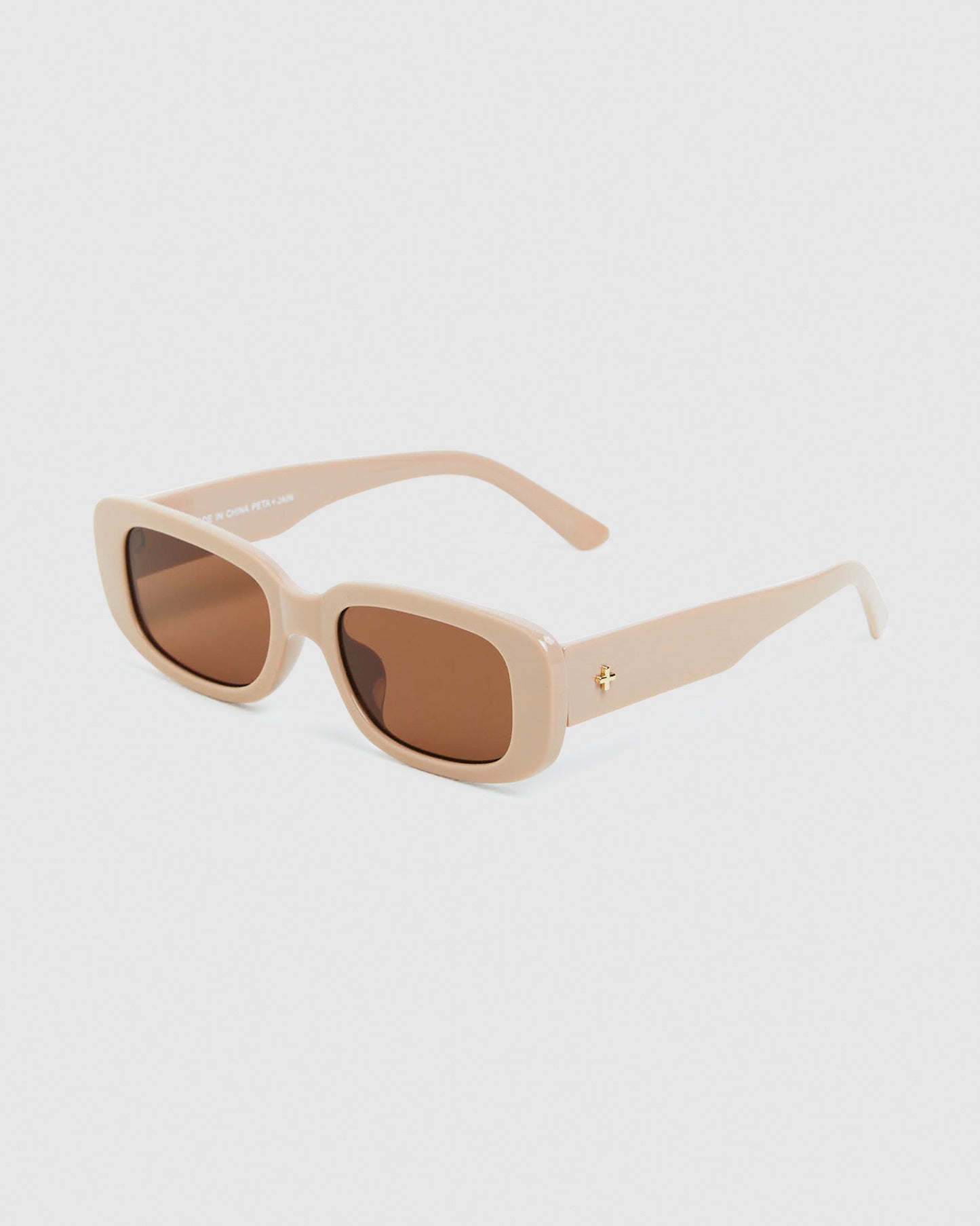 Rue Sunglasses Nude/Coffee
