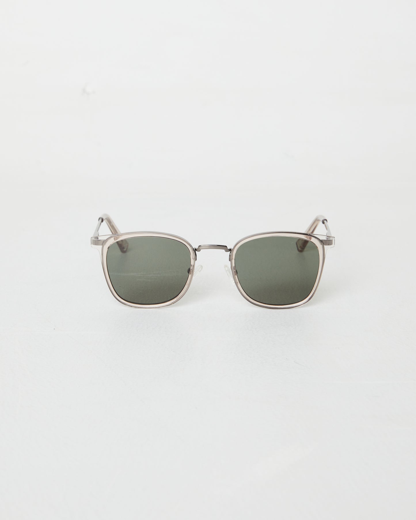 Racketeer Vintage Sunglasses in Clear/Green