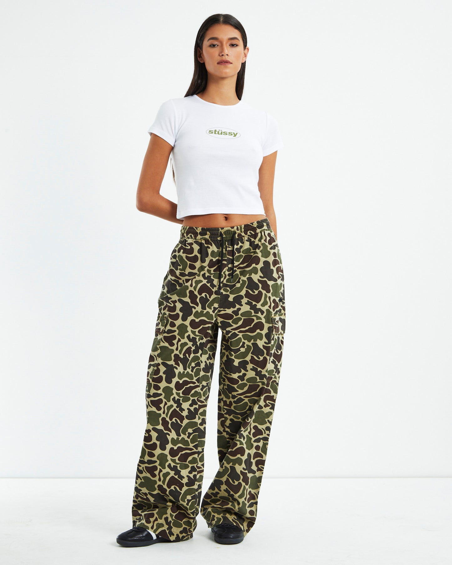 Soul Rib Tee White Moss