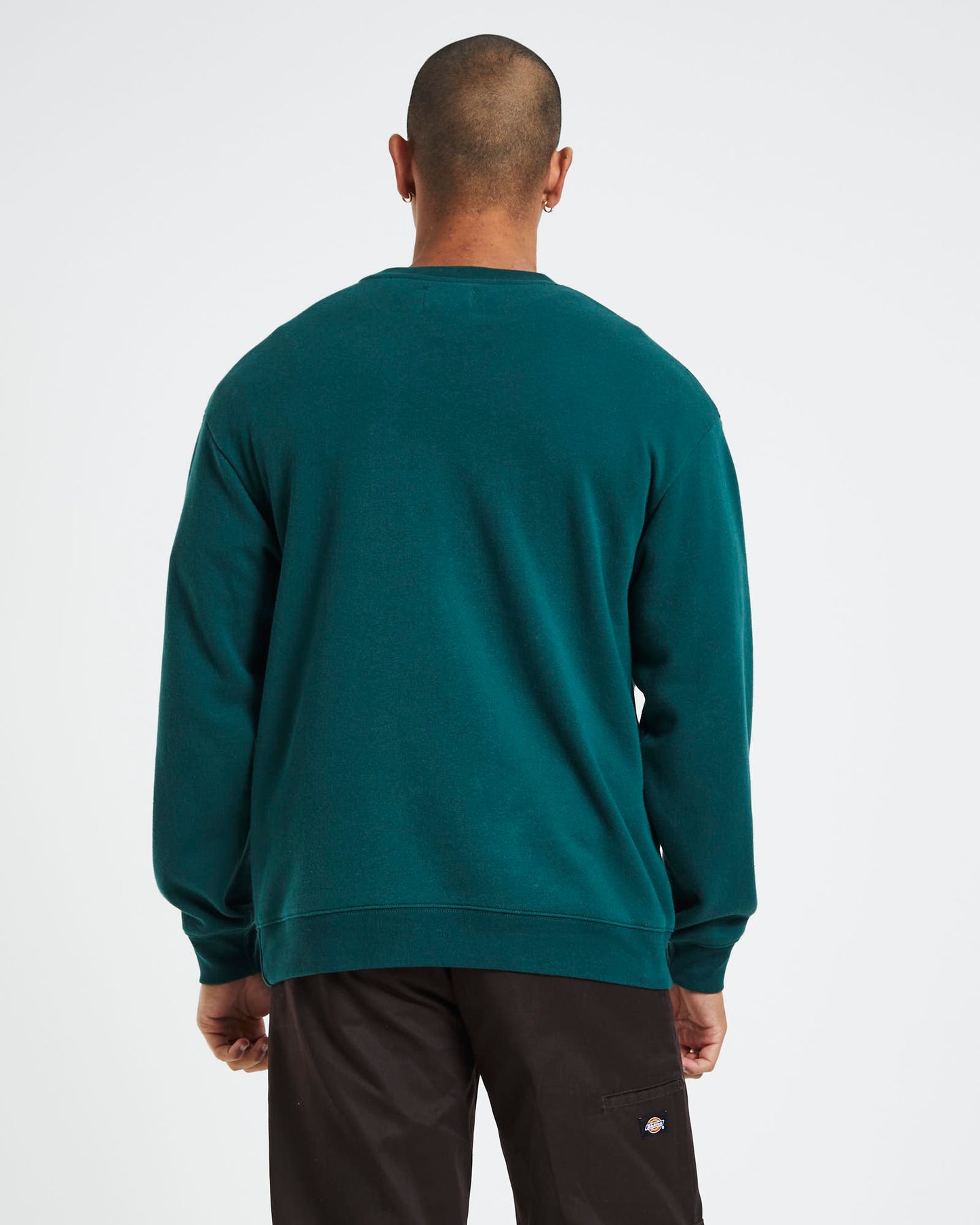 Crew Jumper Bottle Green