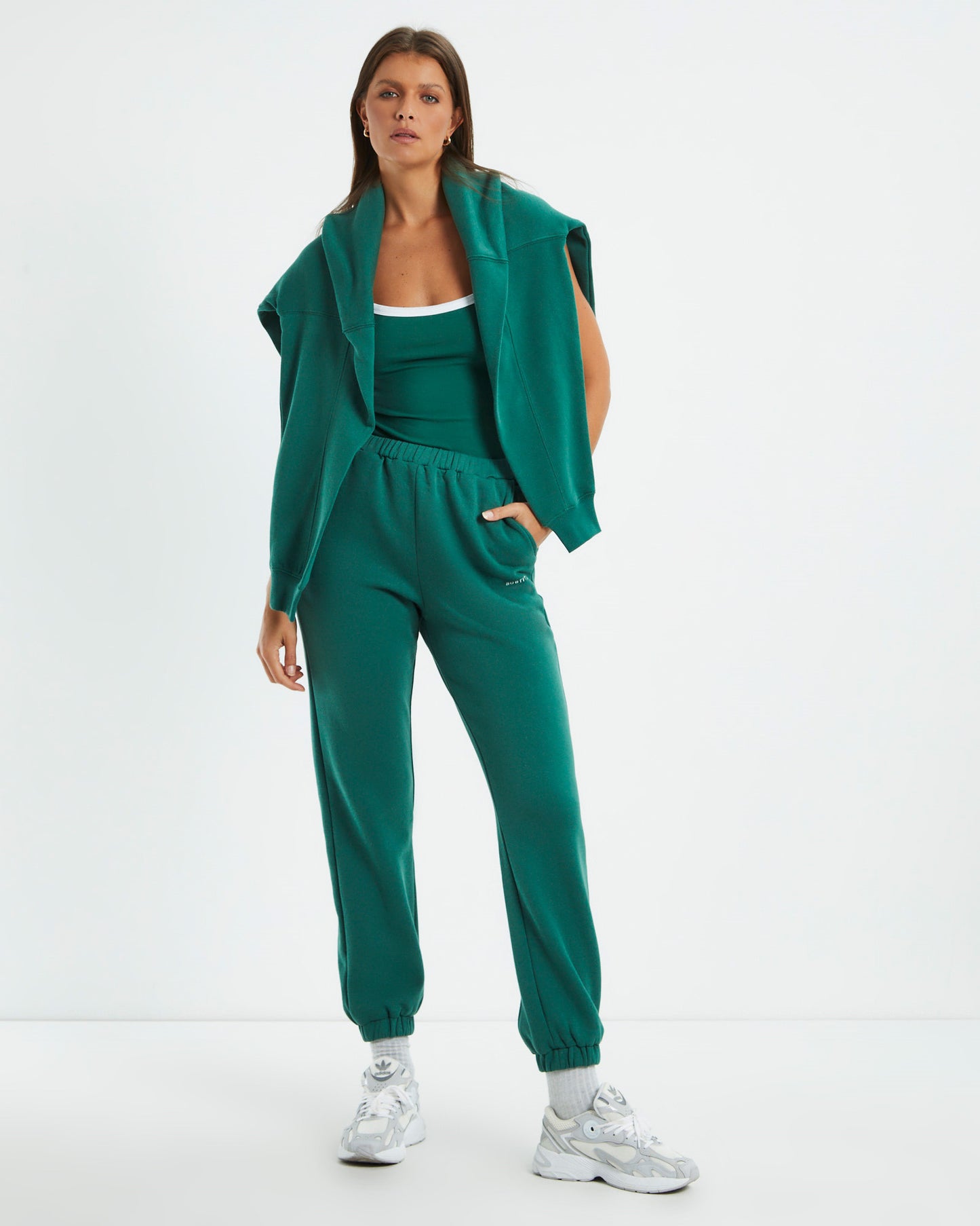 Subtitled Trackpants Forest Green