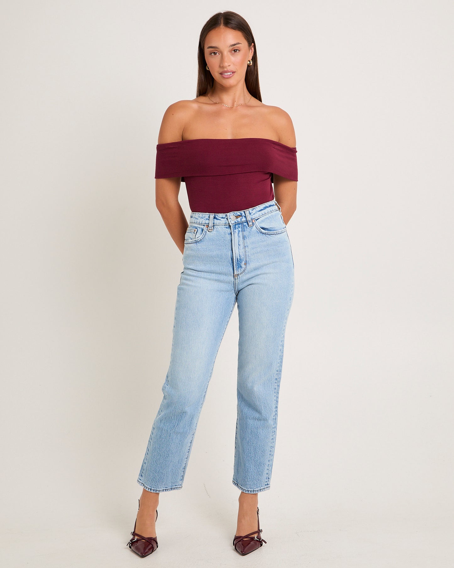 Nico Straight Denim Jeans