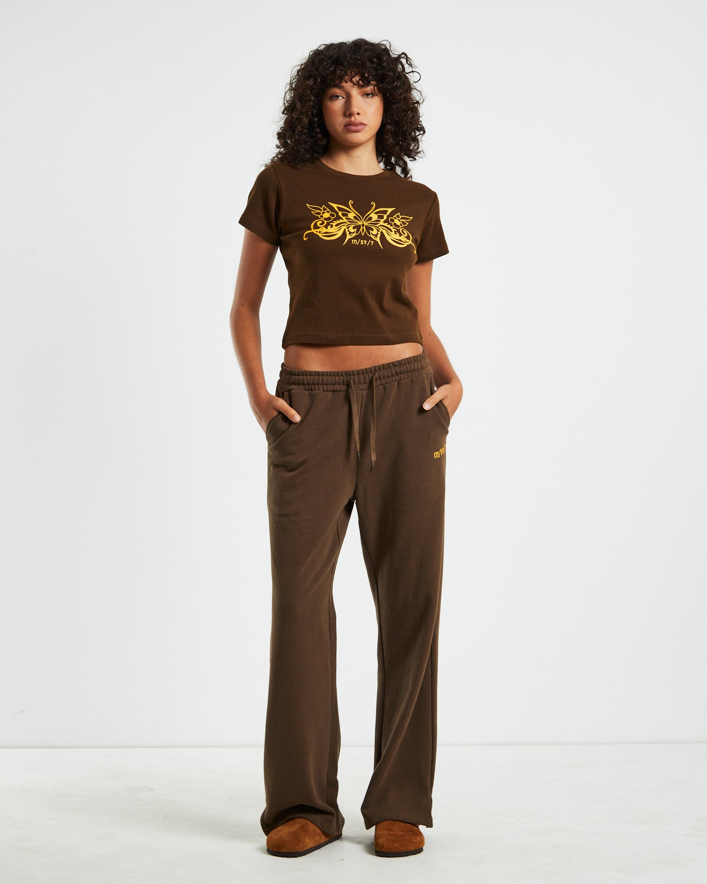 Sure Desire Baby Tee Chocolate Brown