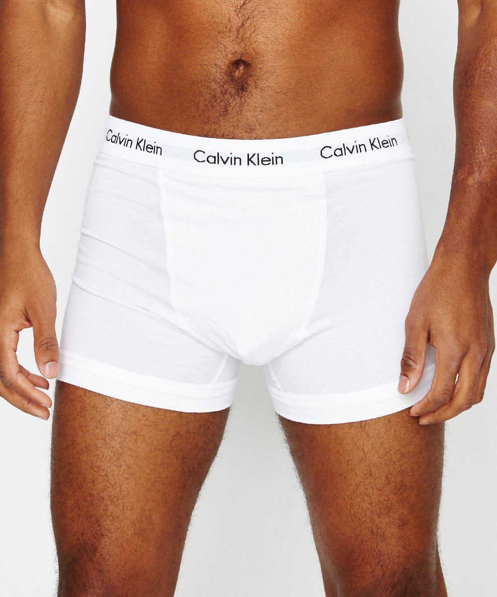Cotton Stretch Trunk 3pk BLK/WHT/GRY