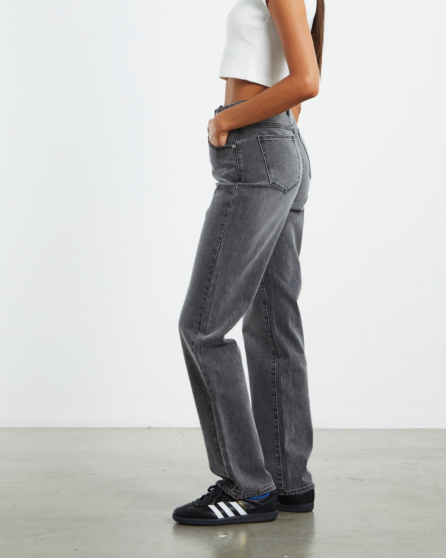 A 94 High Straight Jeans Brooklyn Black