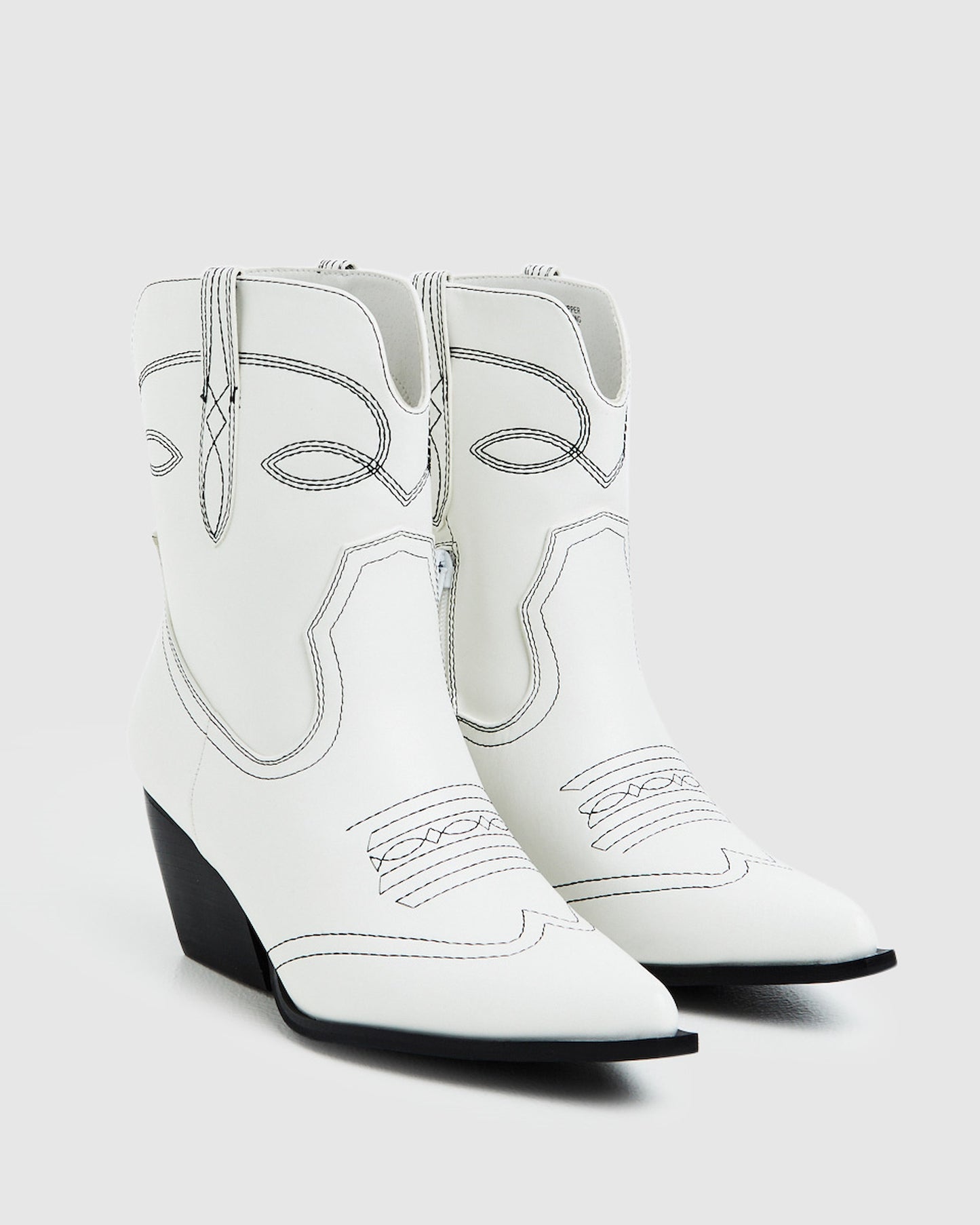 Cora Cowboy Boots White