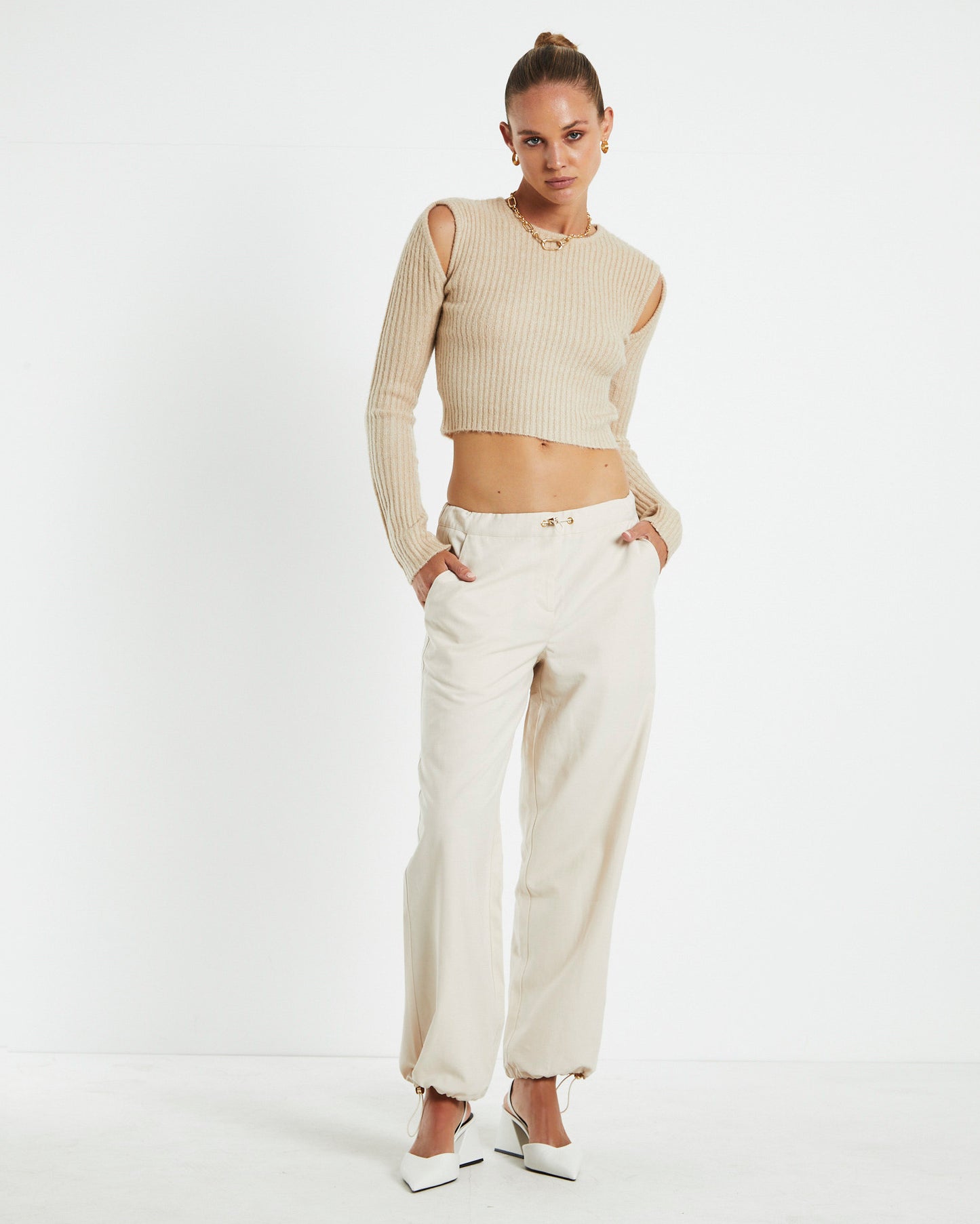 Nikita Clean Parachute Pants Cream