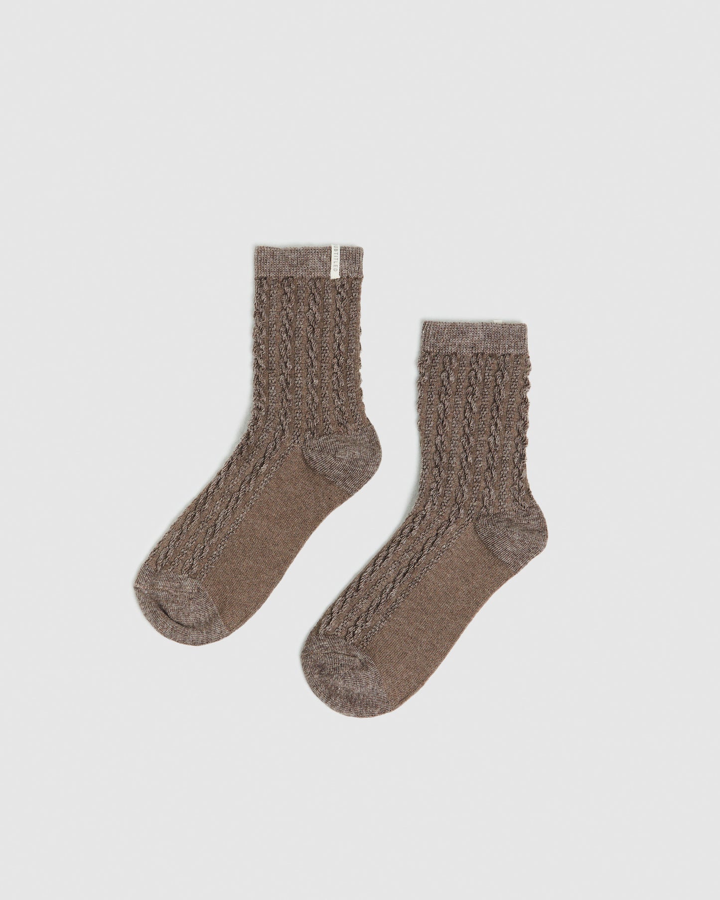 Luca Cable Knit Socks 3 Pack Melange Multi