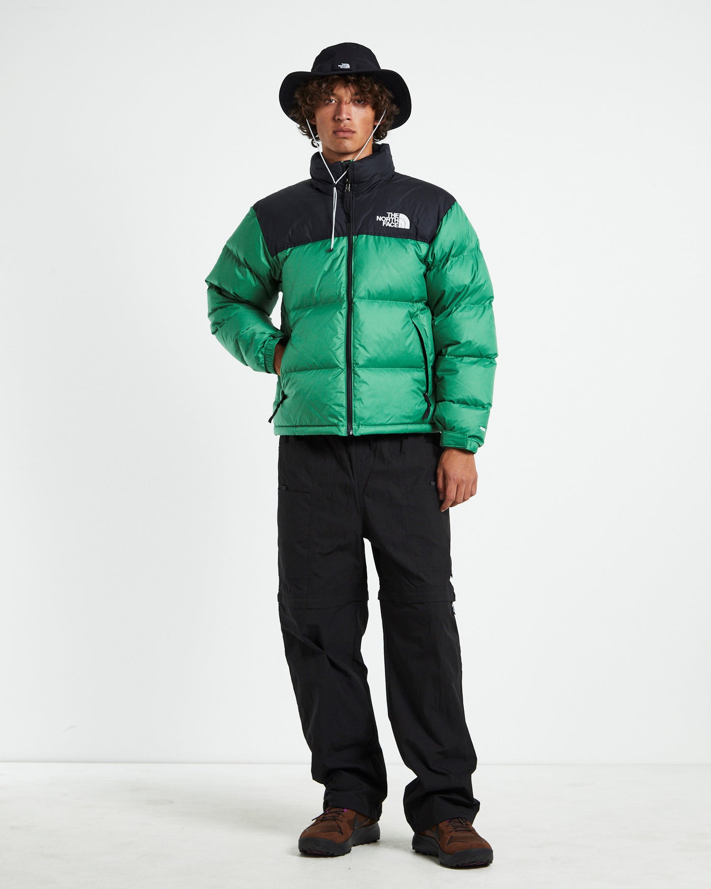 M96 Retro Nuptse Jacket Deep Grass Green