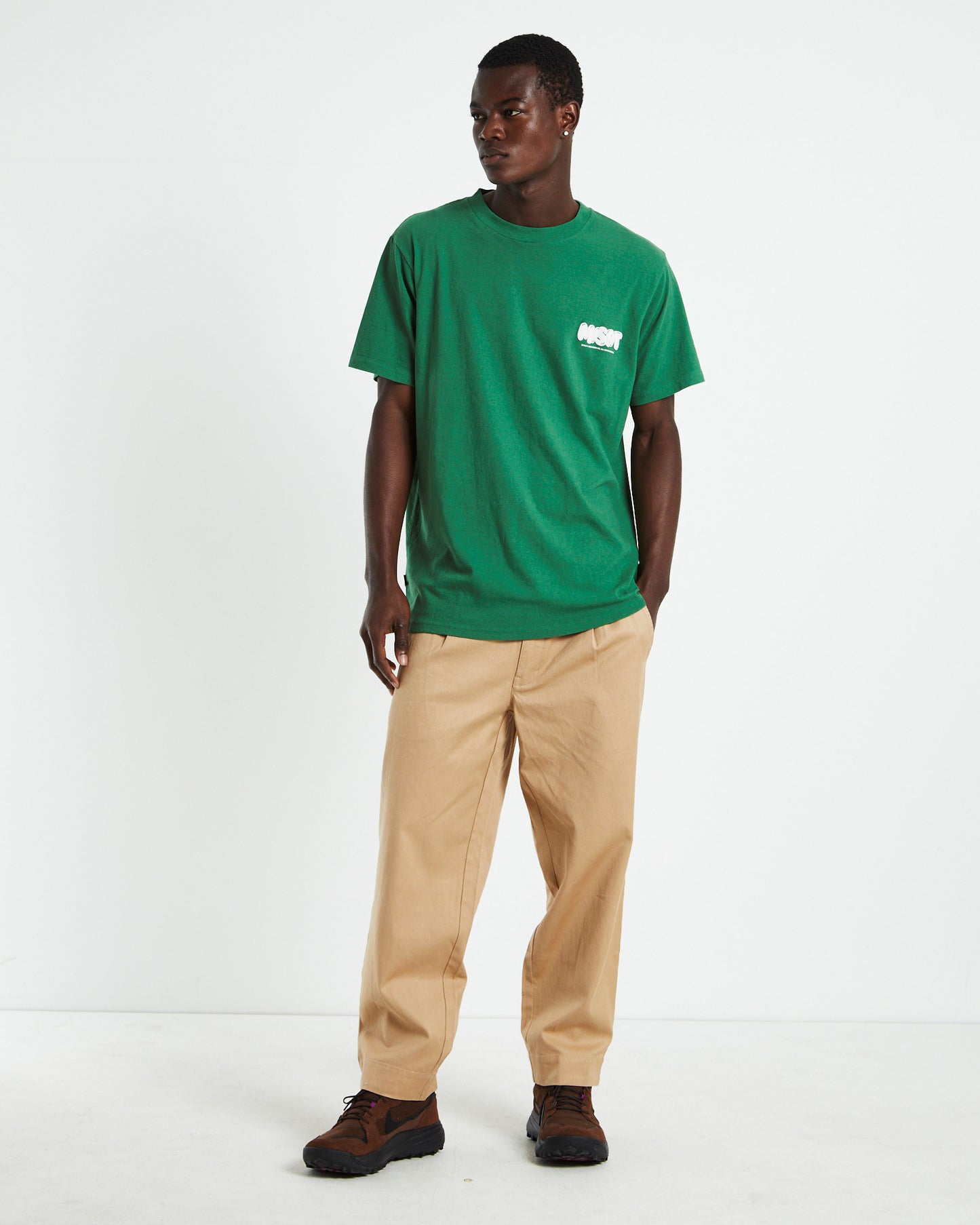 Puffins 50/50 Short Sleeve T-Shirt Kelly Green/White