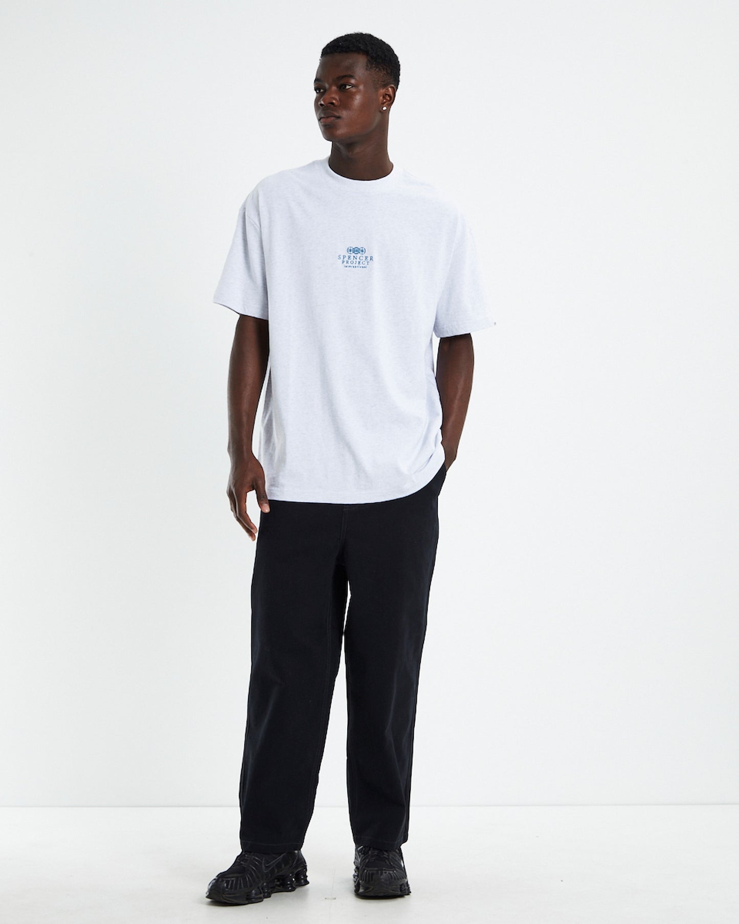 Court Short Sleeve T-Shirt Frost Marle Grey