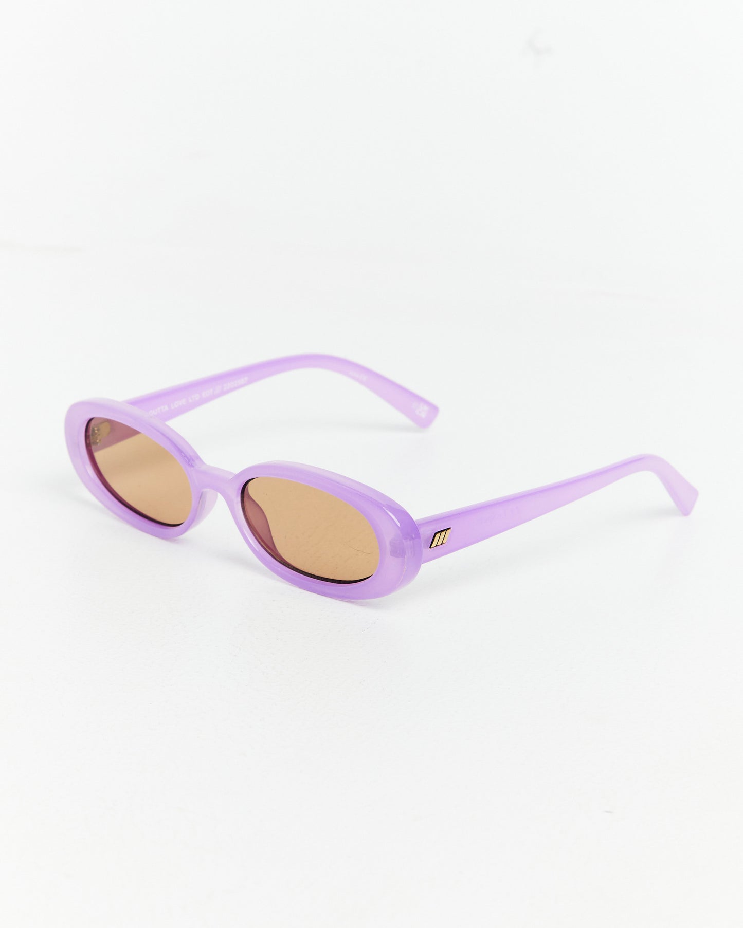 Outta Love Milky Digital Sunglasses Lavender/Light Brown Mono