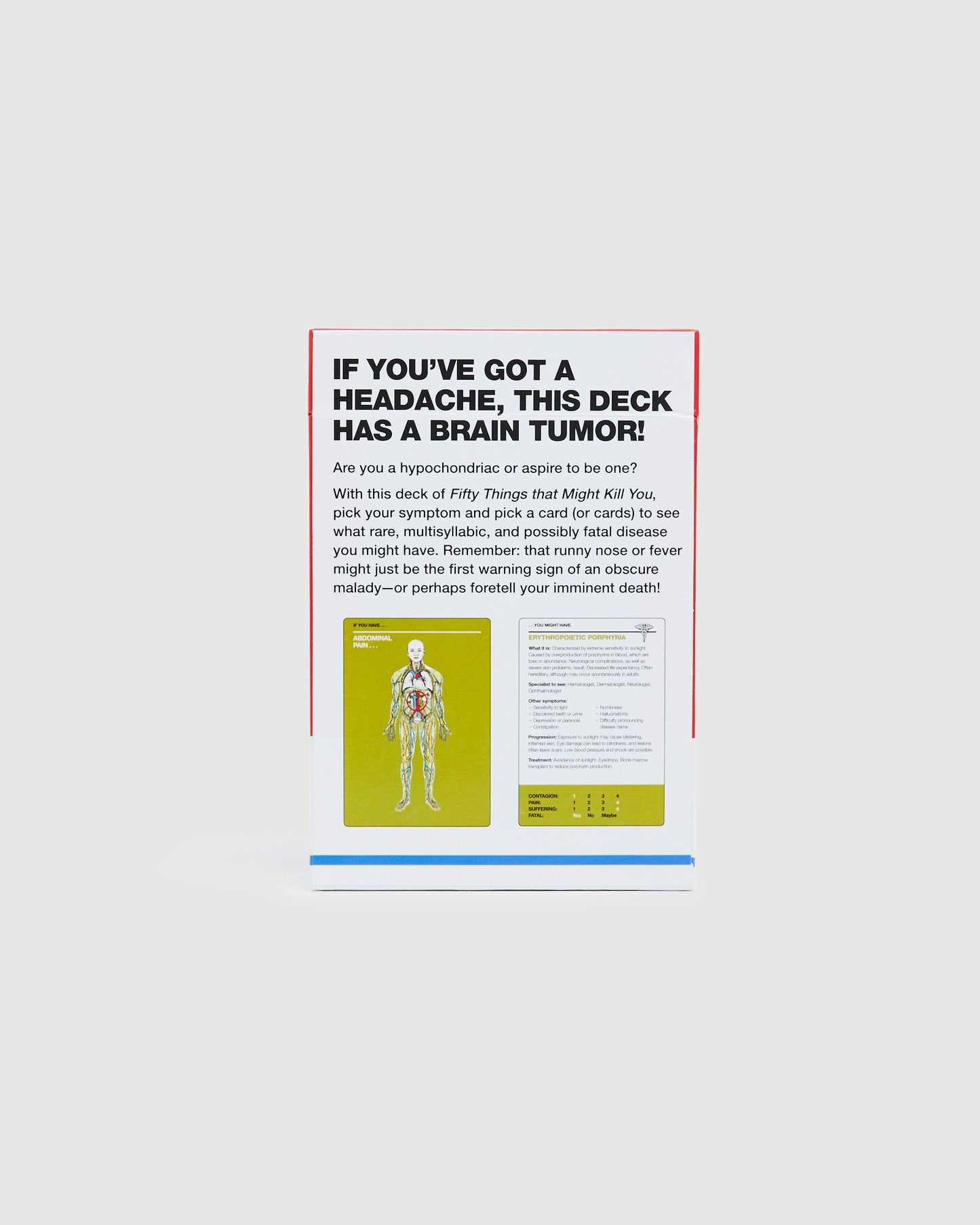 Fifty Things That Might Kill You Card Deck