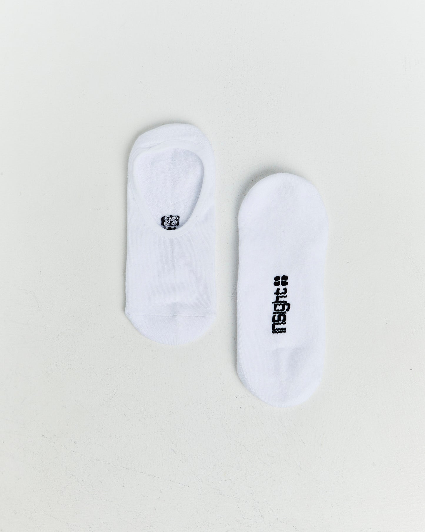 Core Unisex Invisible Socks 3 Pack White/Black
