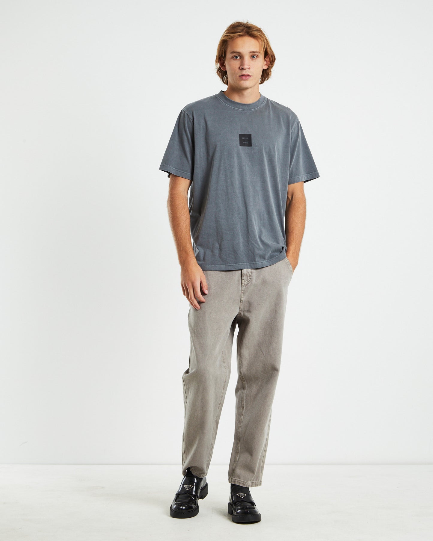 Samo Repair Logo Tee Graphite Grey