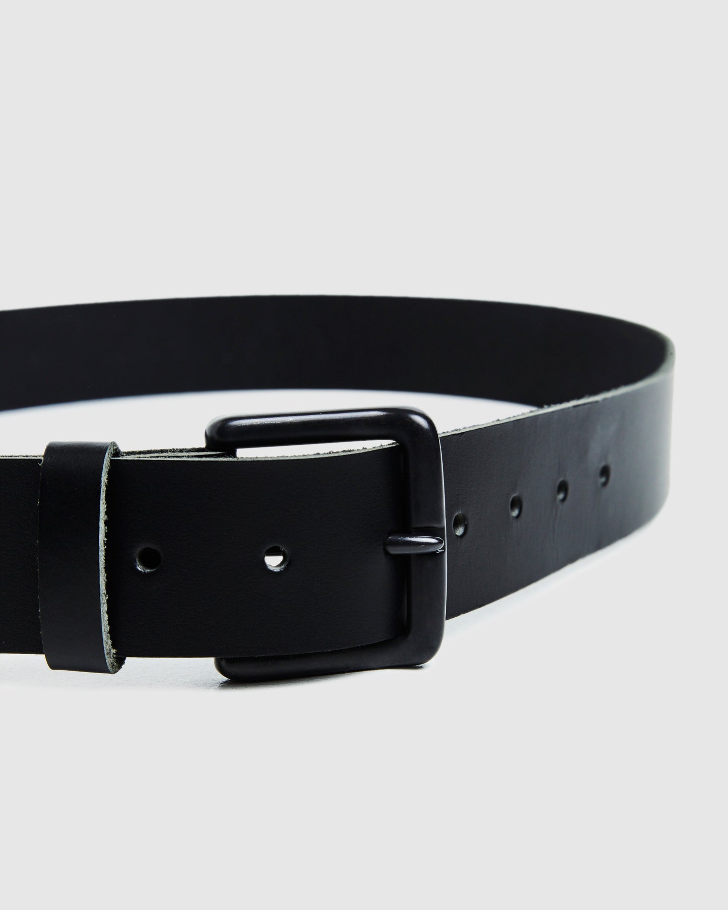 Sunday Australian-Made Leather Belt Black