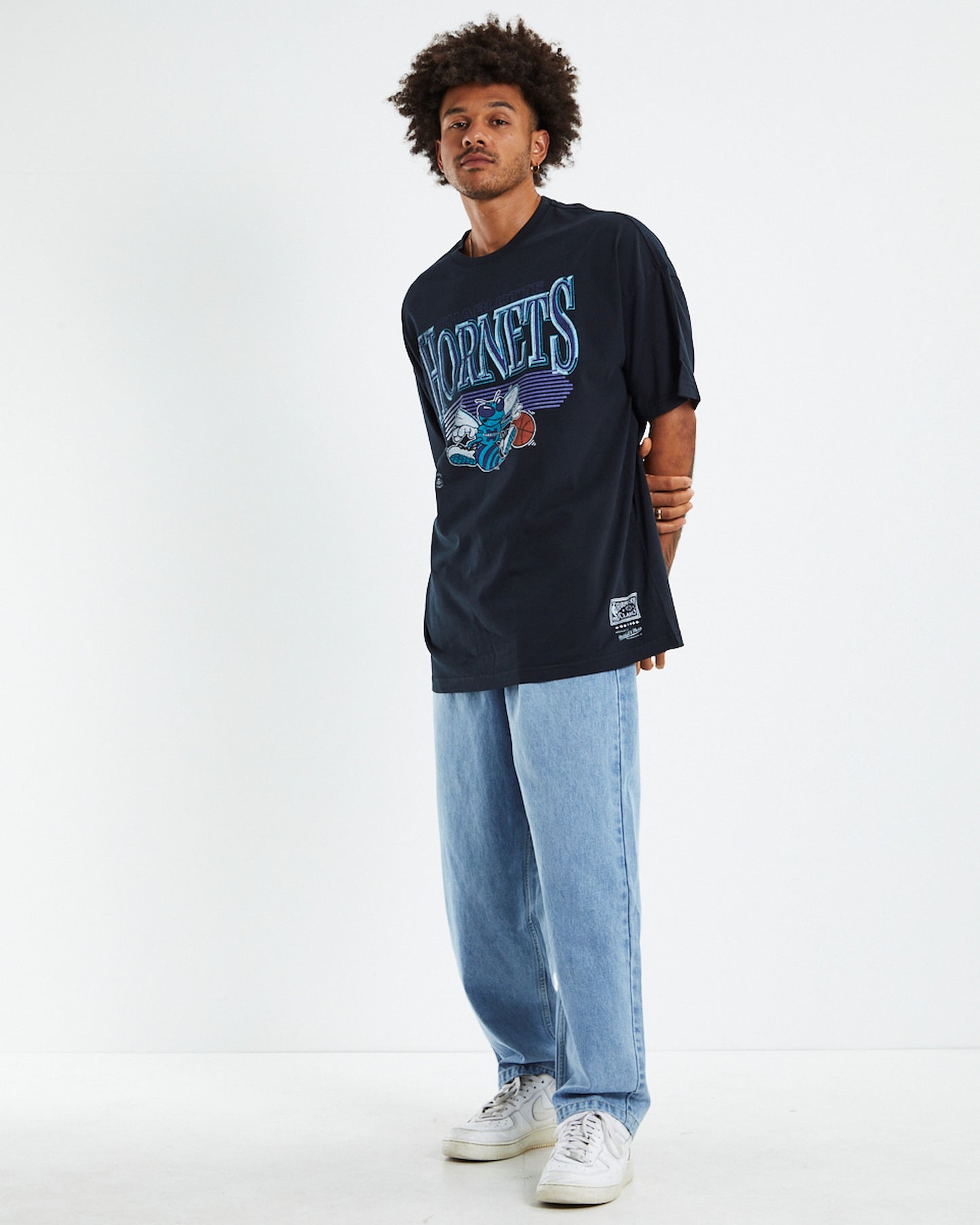 Underscore Charlotte Hornets T-shirt Faded Black