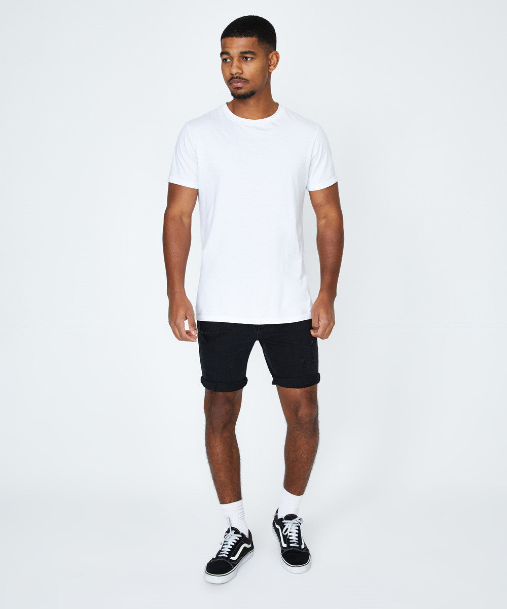 Revolver Shorts New York Trashed Black