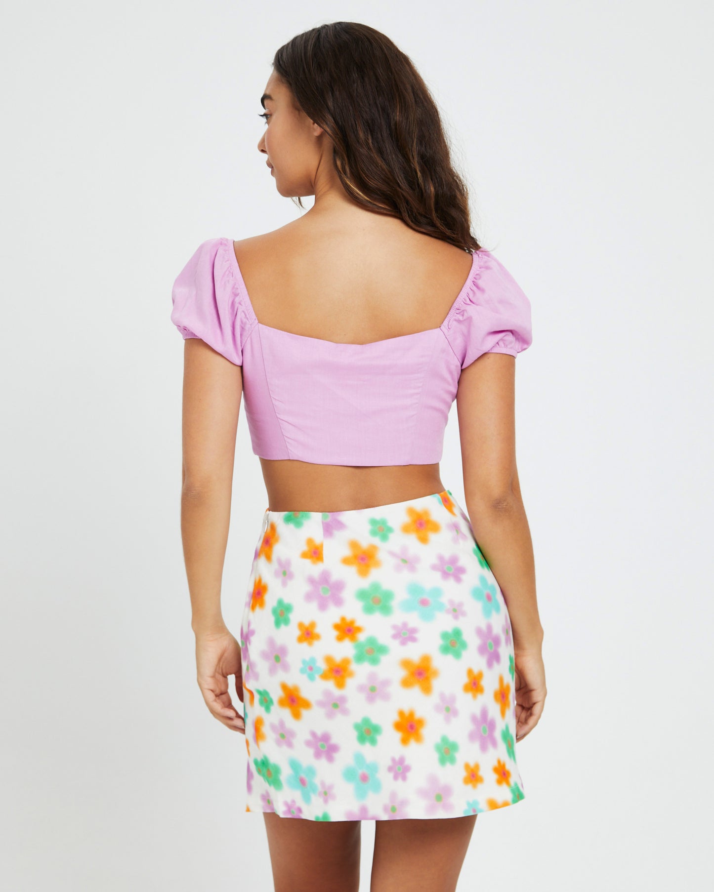 Demi Short Sleeve Bodice Lilac