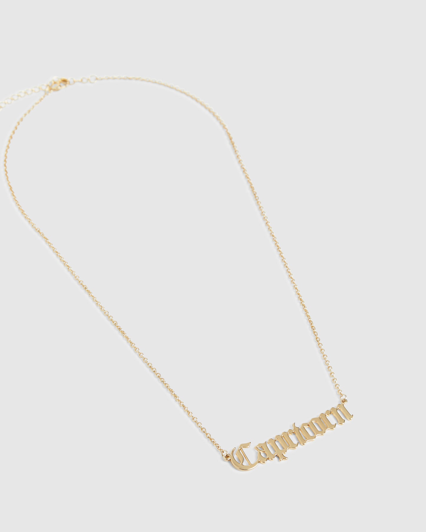 14k  Capricorn Star Sign Necklace