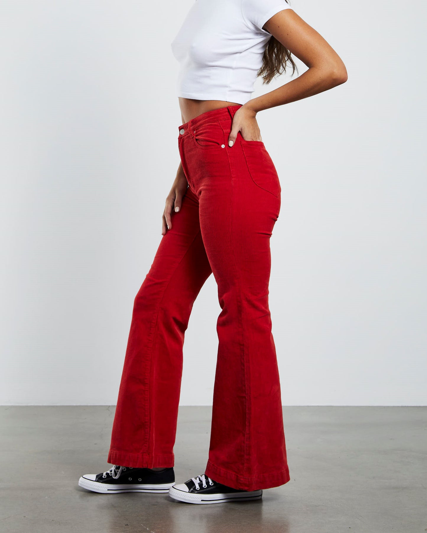 Eastcoast Flare Cord Jeans Pomegranate Red
