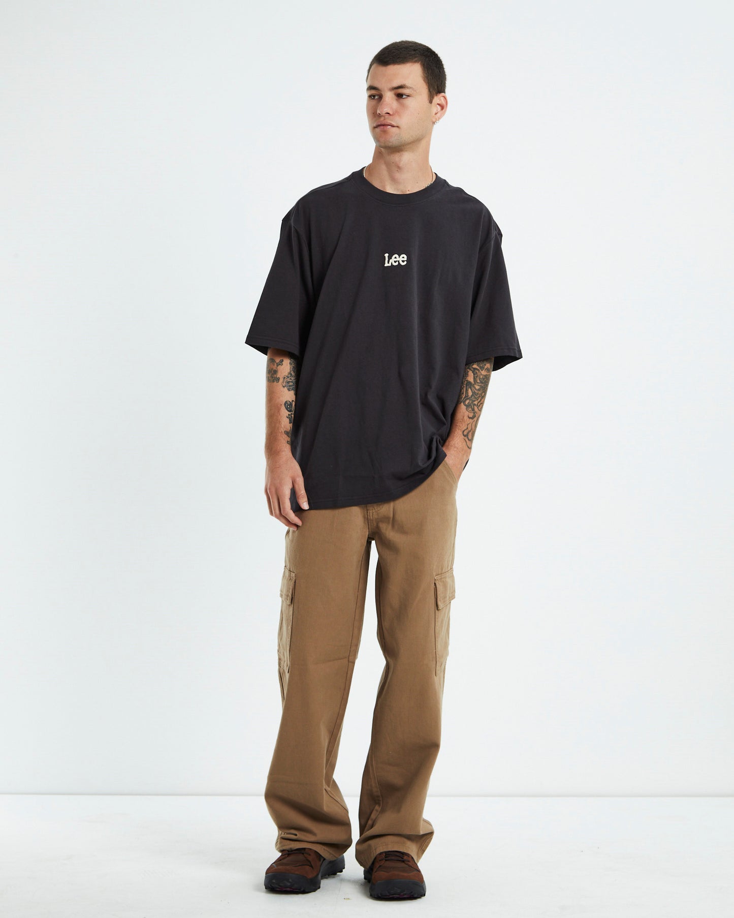 Altos Baggy Short Sleeve T-Shirt Worn Black