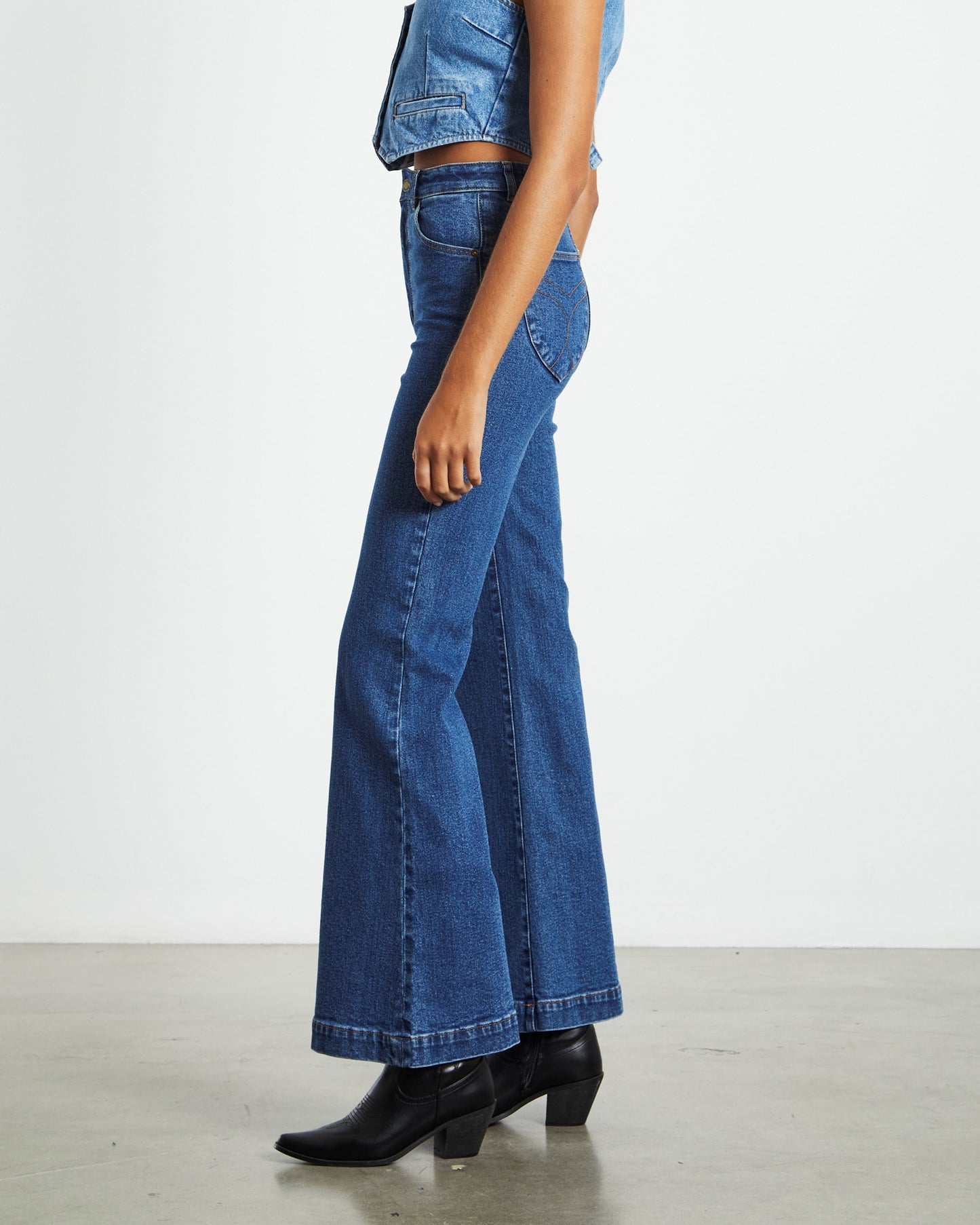 Eastcoast Flare Jeans Organic Bay Blue