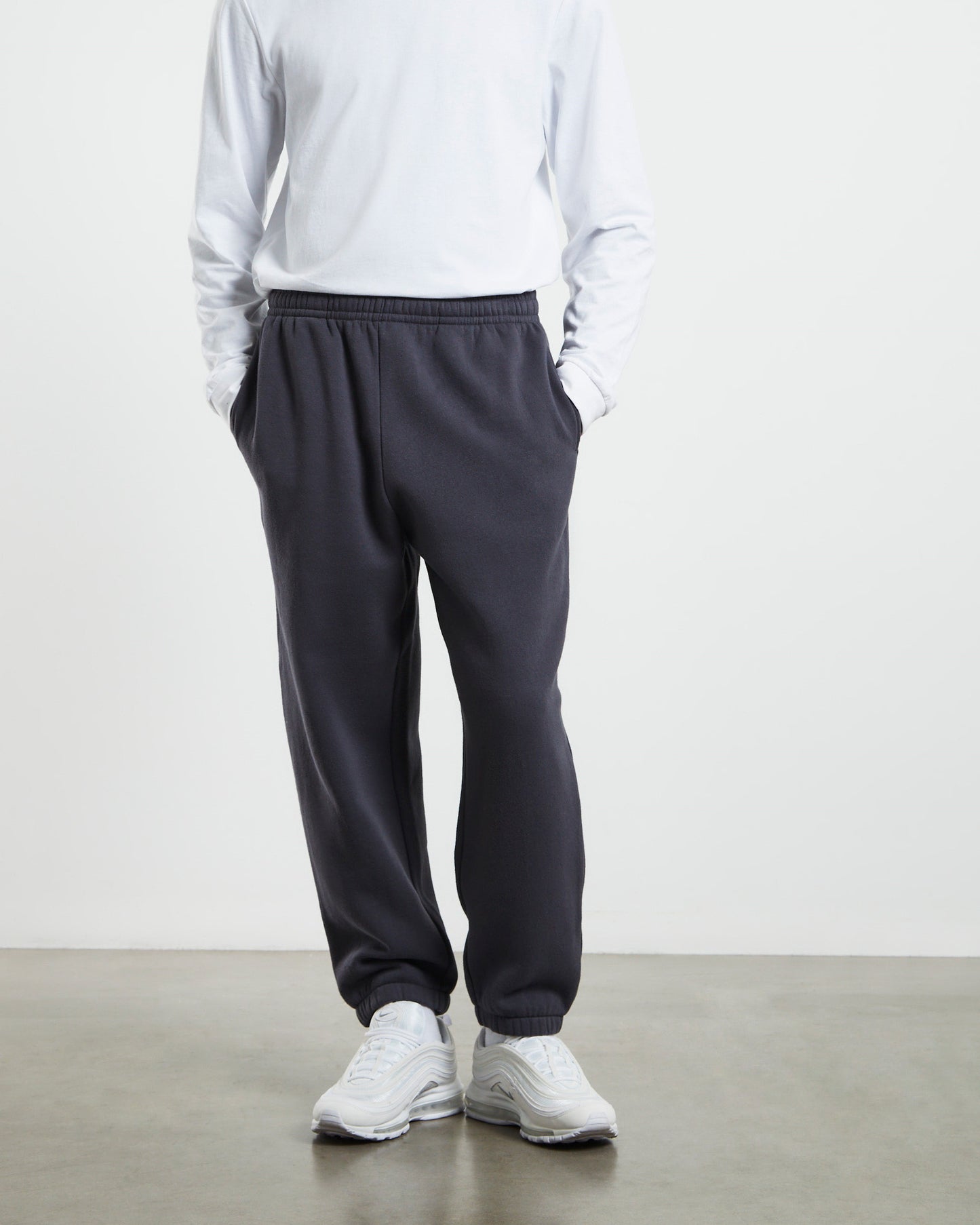 Sweat Pant Pewter Black