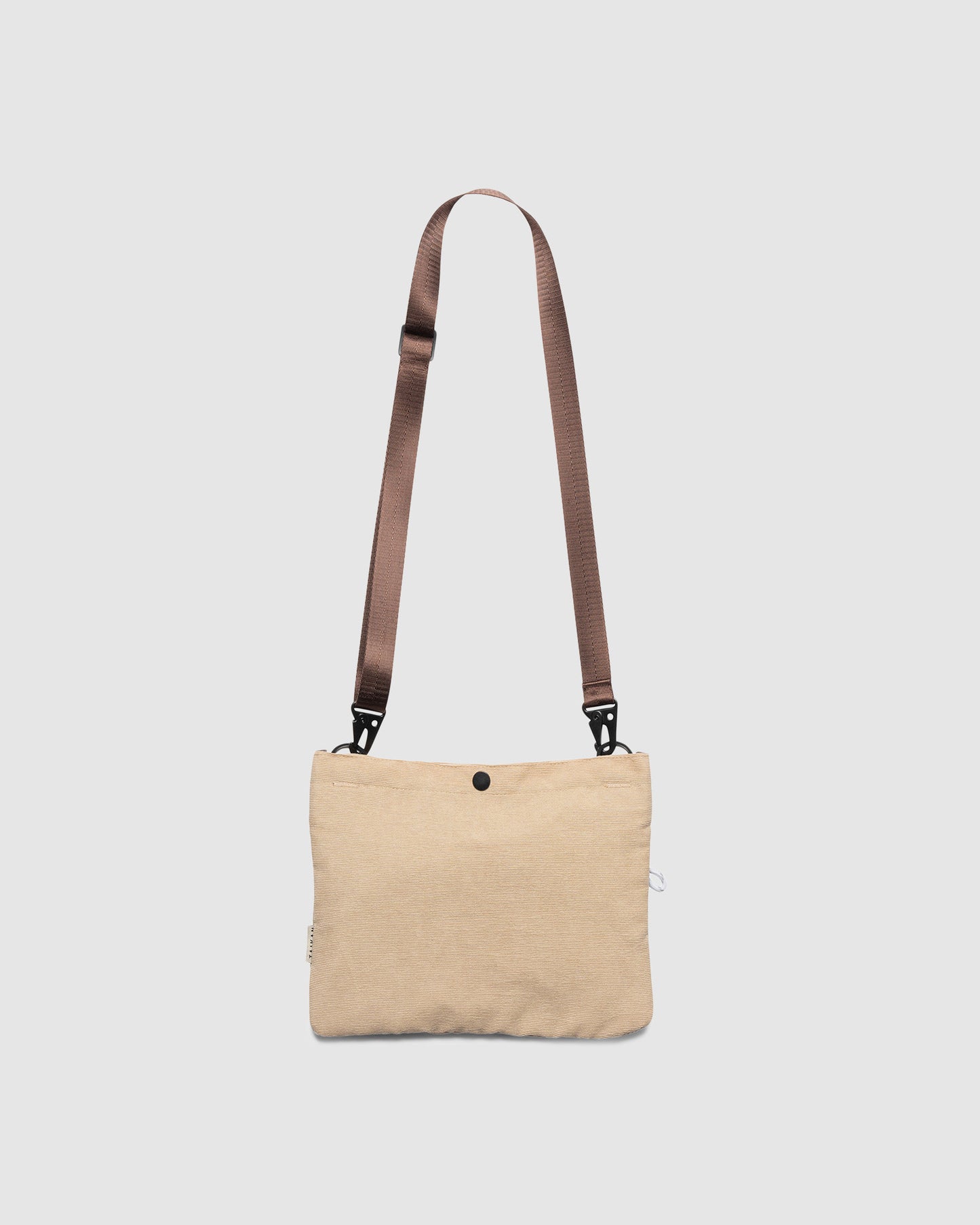 Sacoche Crossbody Corduroy Large Bag Tan