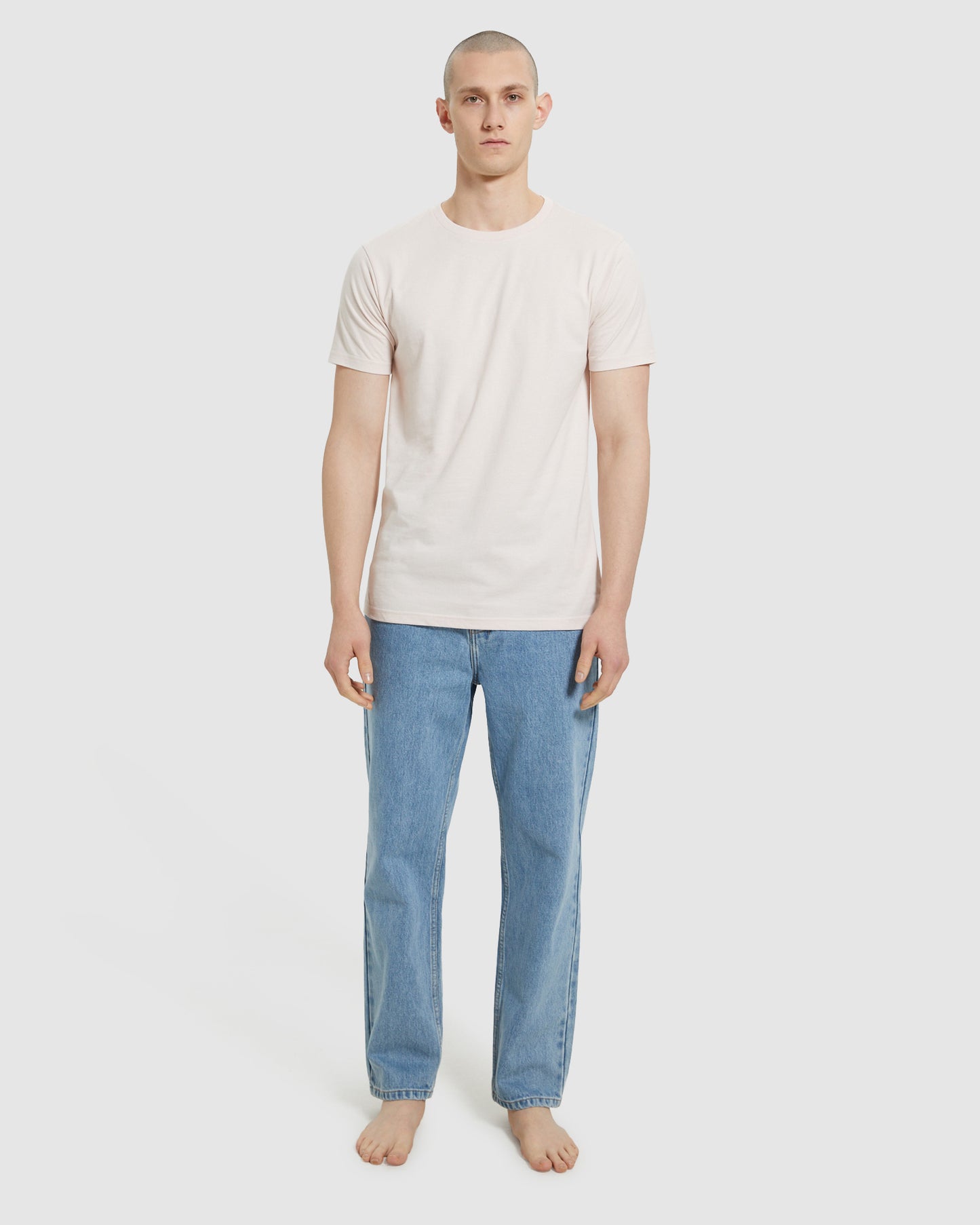 Basic Crew T-Shirt Pink