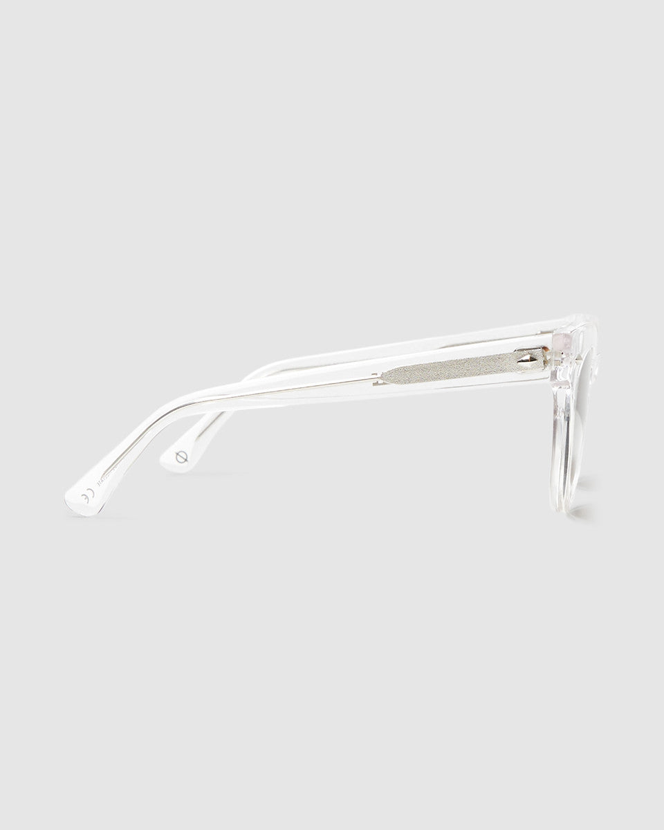 Dylan Crystal Sunglasses Polished Clear/Bronze