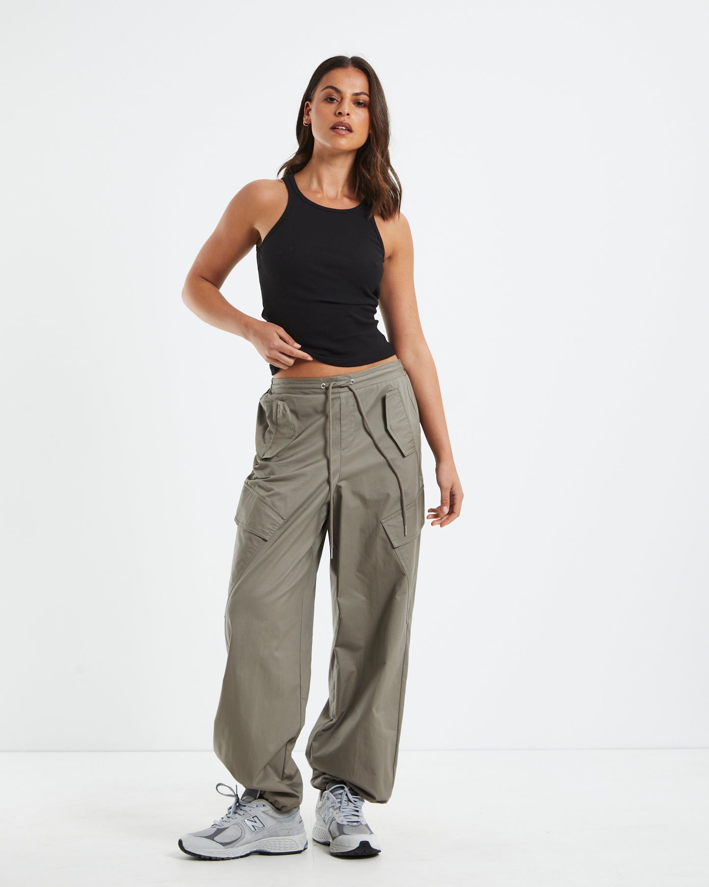 Racer Ribbed Tank Top