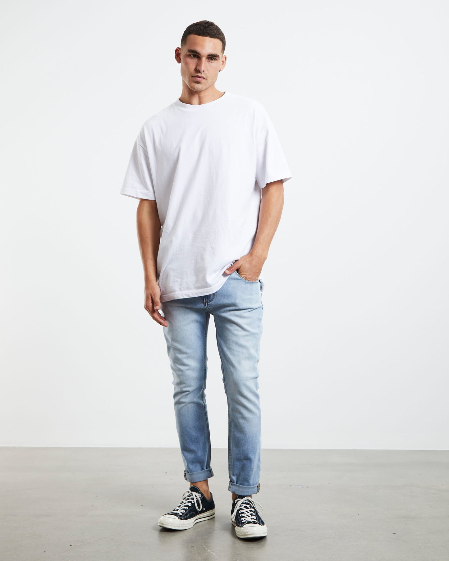 Rollies Skinny Denim Jeans Beached