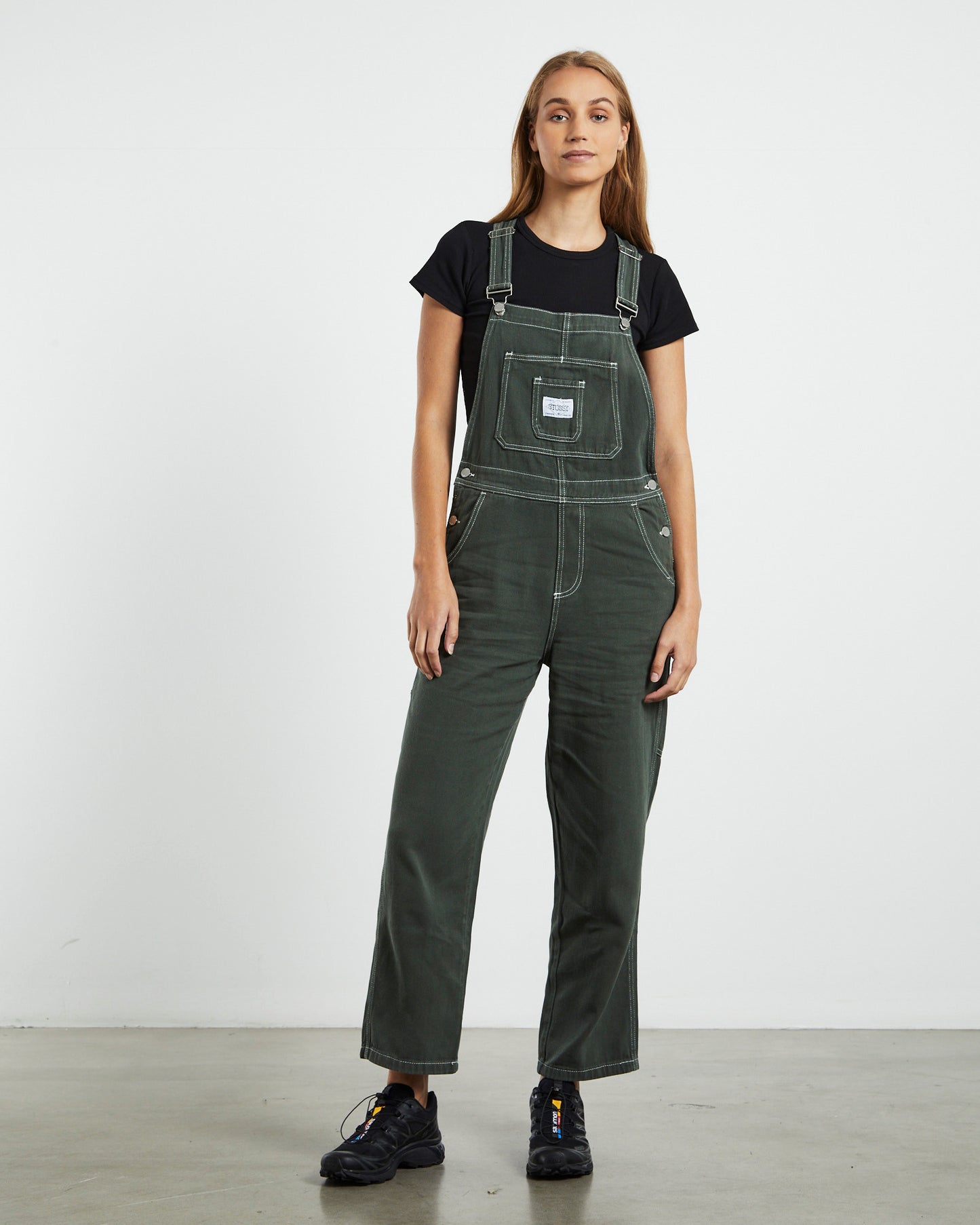 Nevada Denim Overalls Fern Green