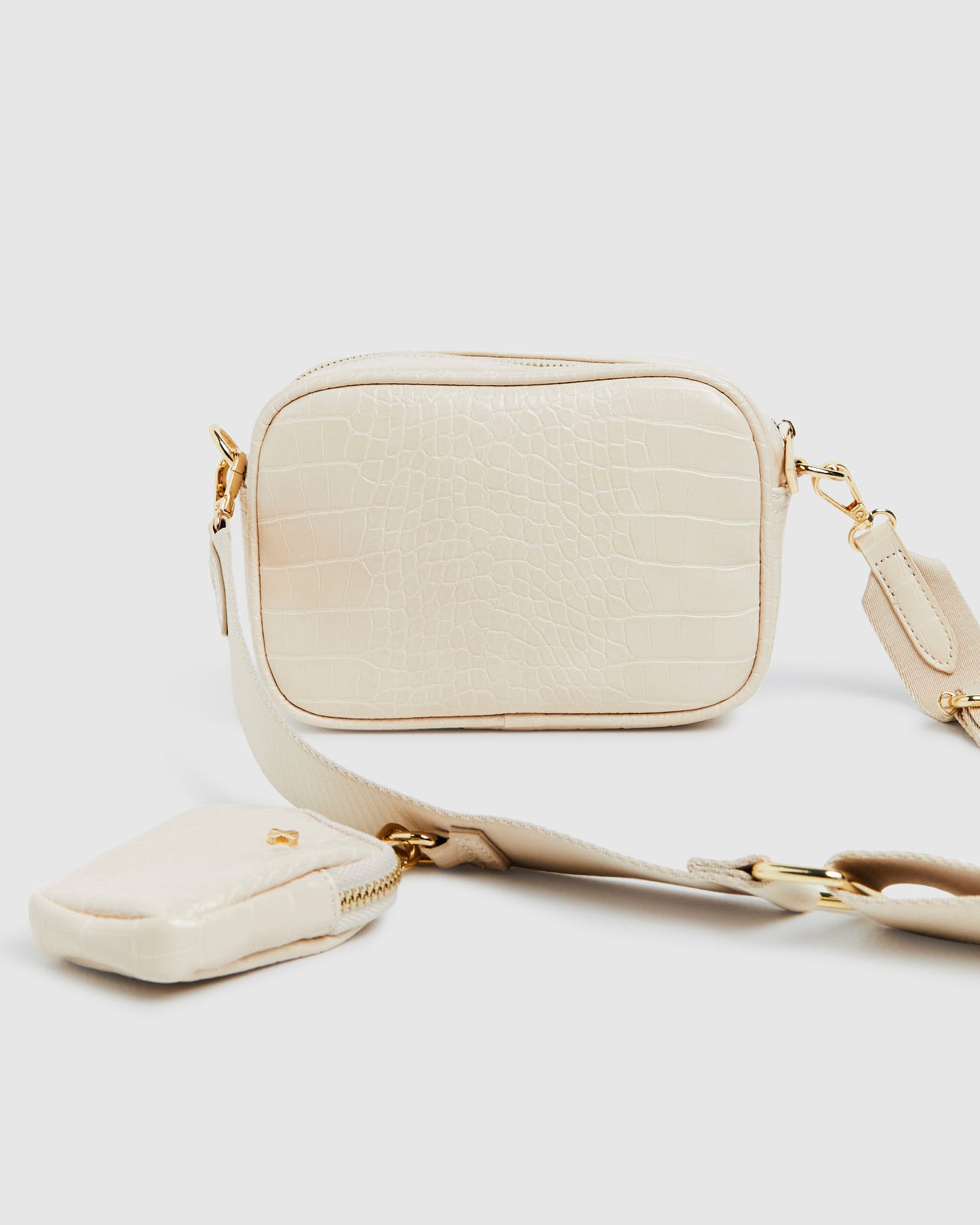 Justice Bag Croc Almond