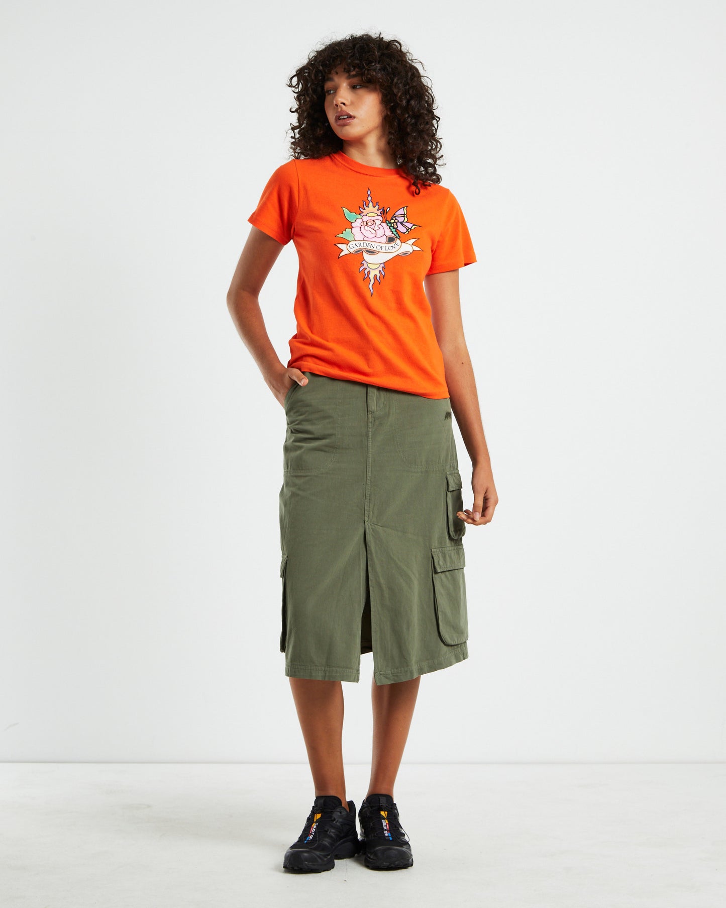 Gardenia Luv Baby Short Sleeve T-Shirt Sherbet Orange