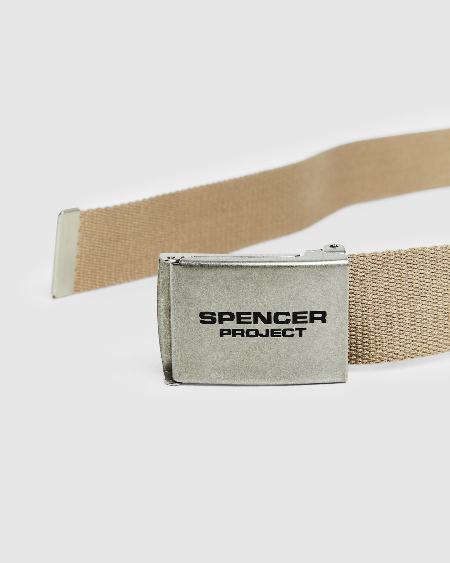 Burnside Canvas Belt Ecru