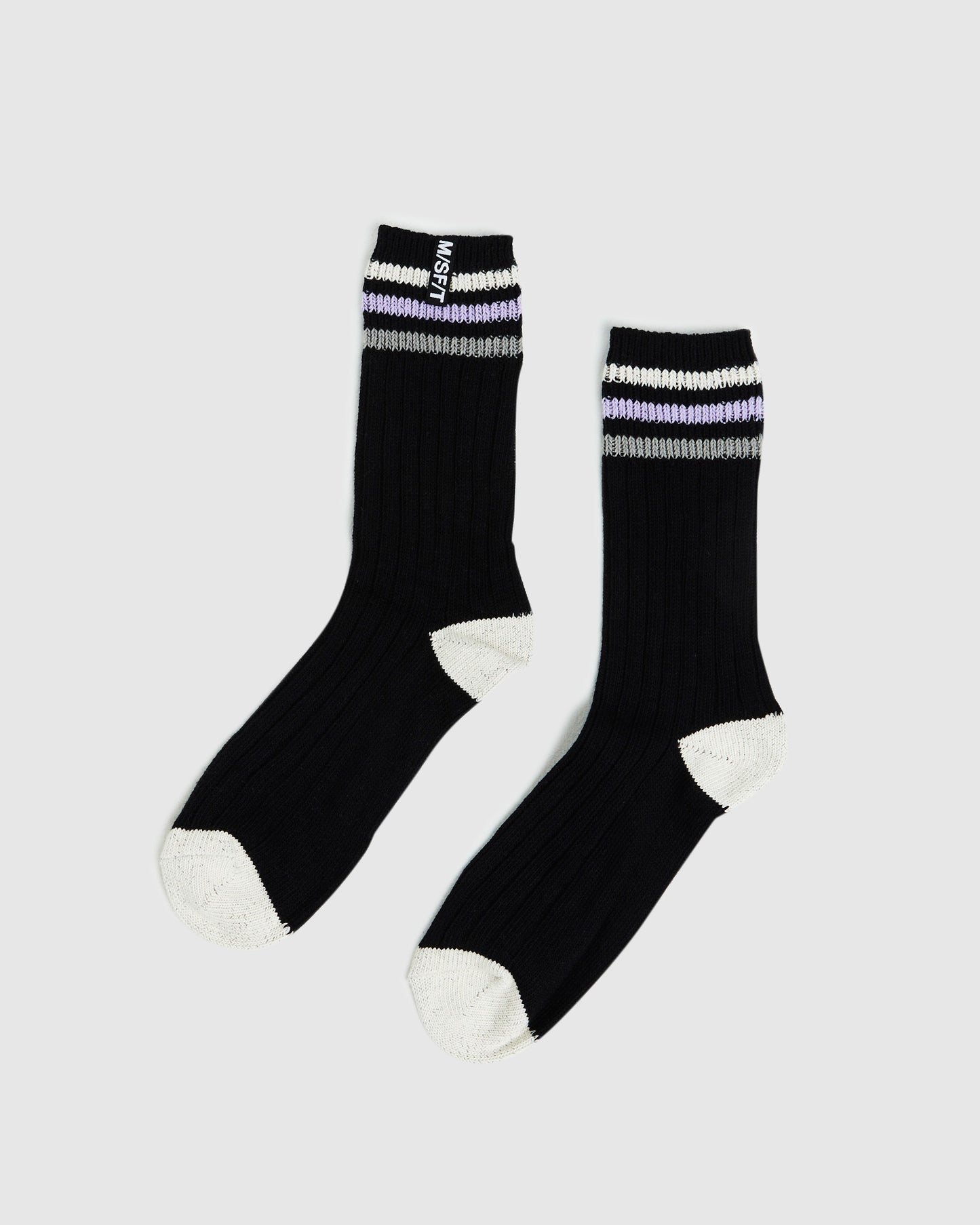 Organic Mix Stripe Socks 3 Pack Multi