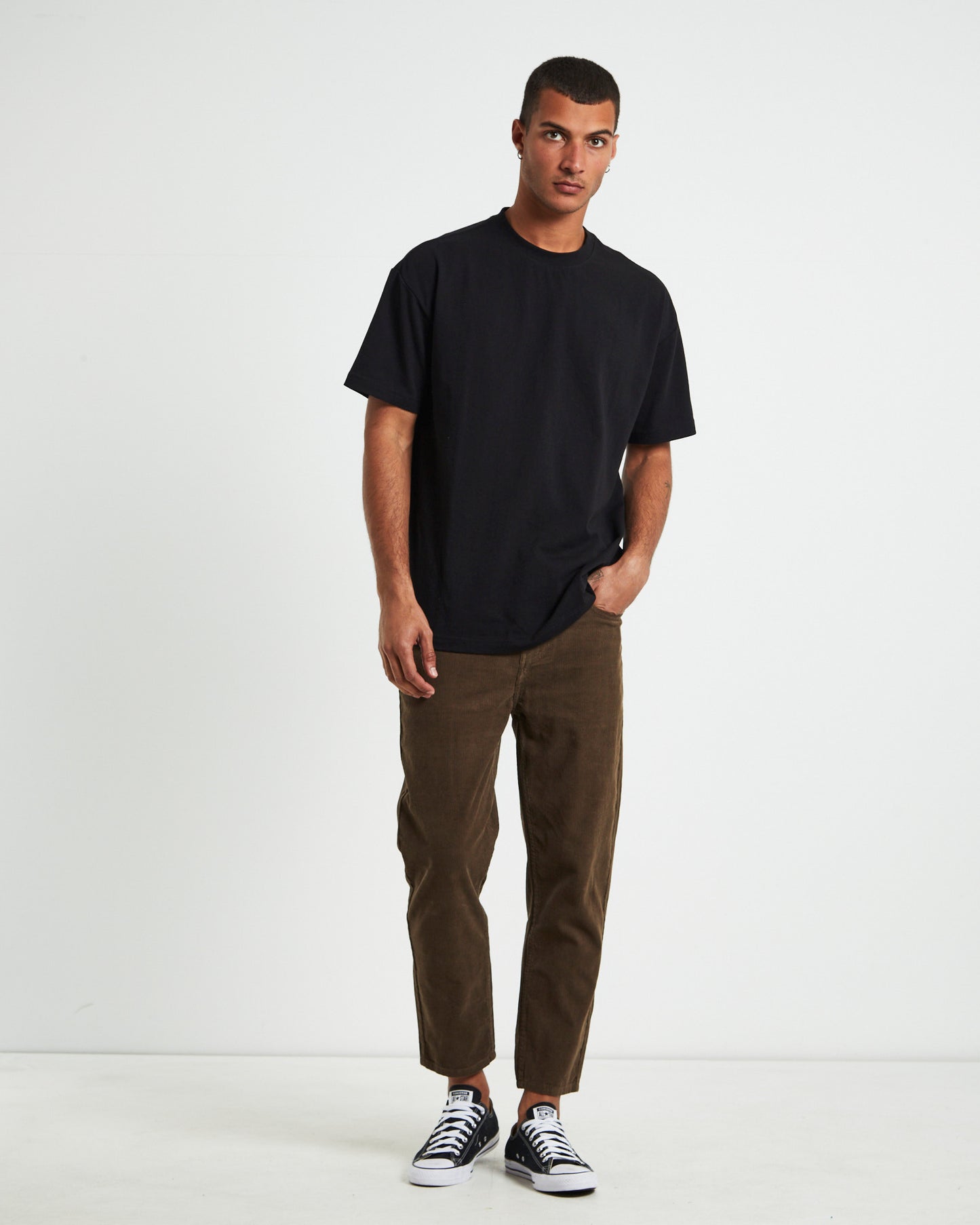 Switch Cord Pants in Chocolate Brown