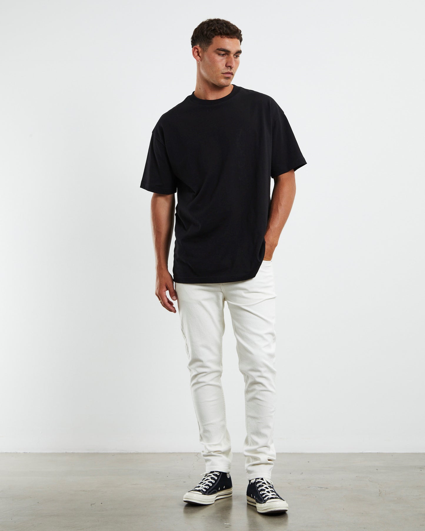 City Riot Slim Jeans in White