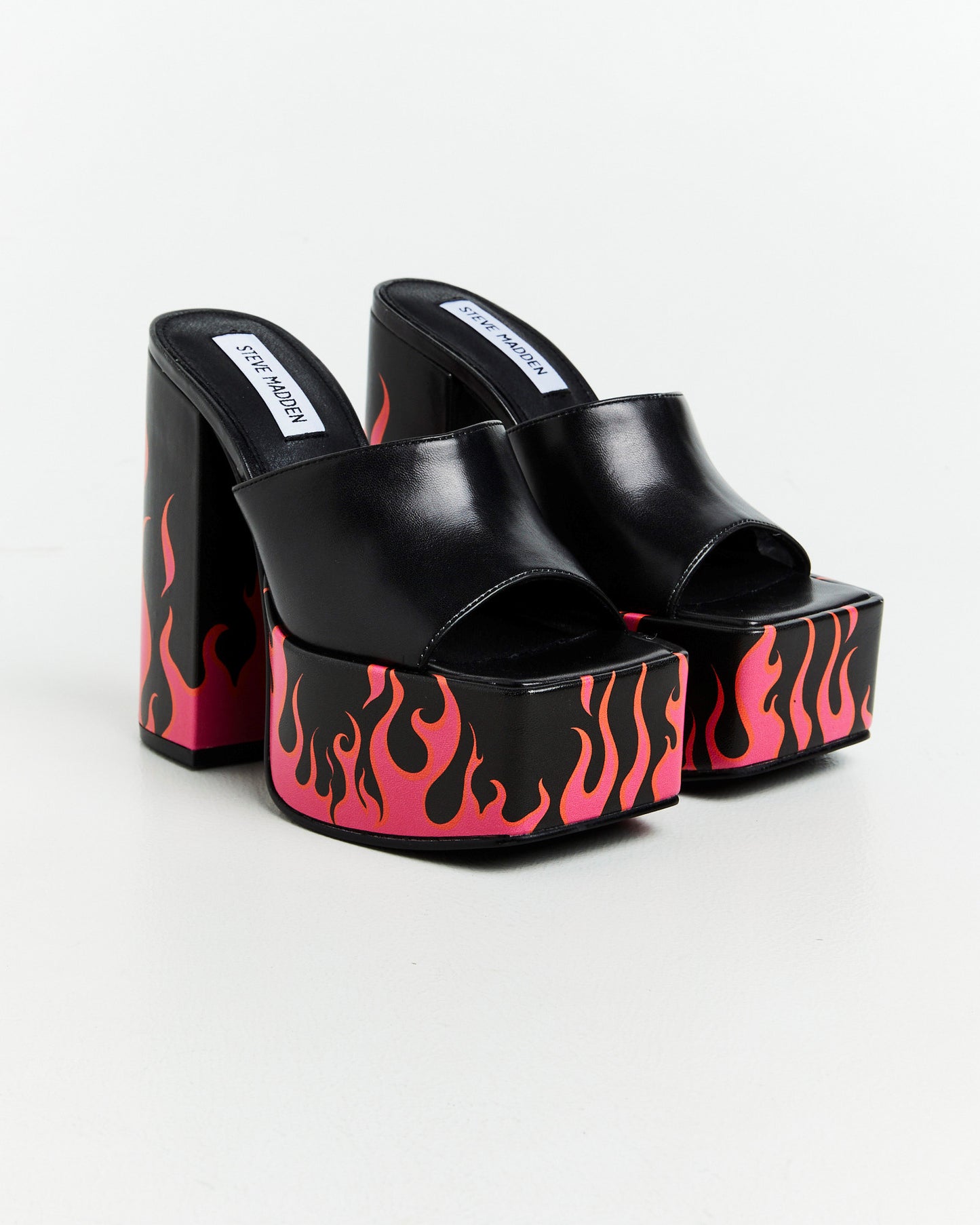 Trixie Heels Black Fuscia