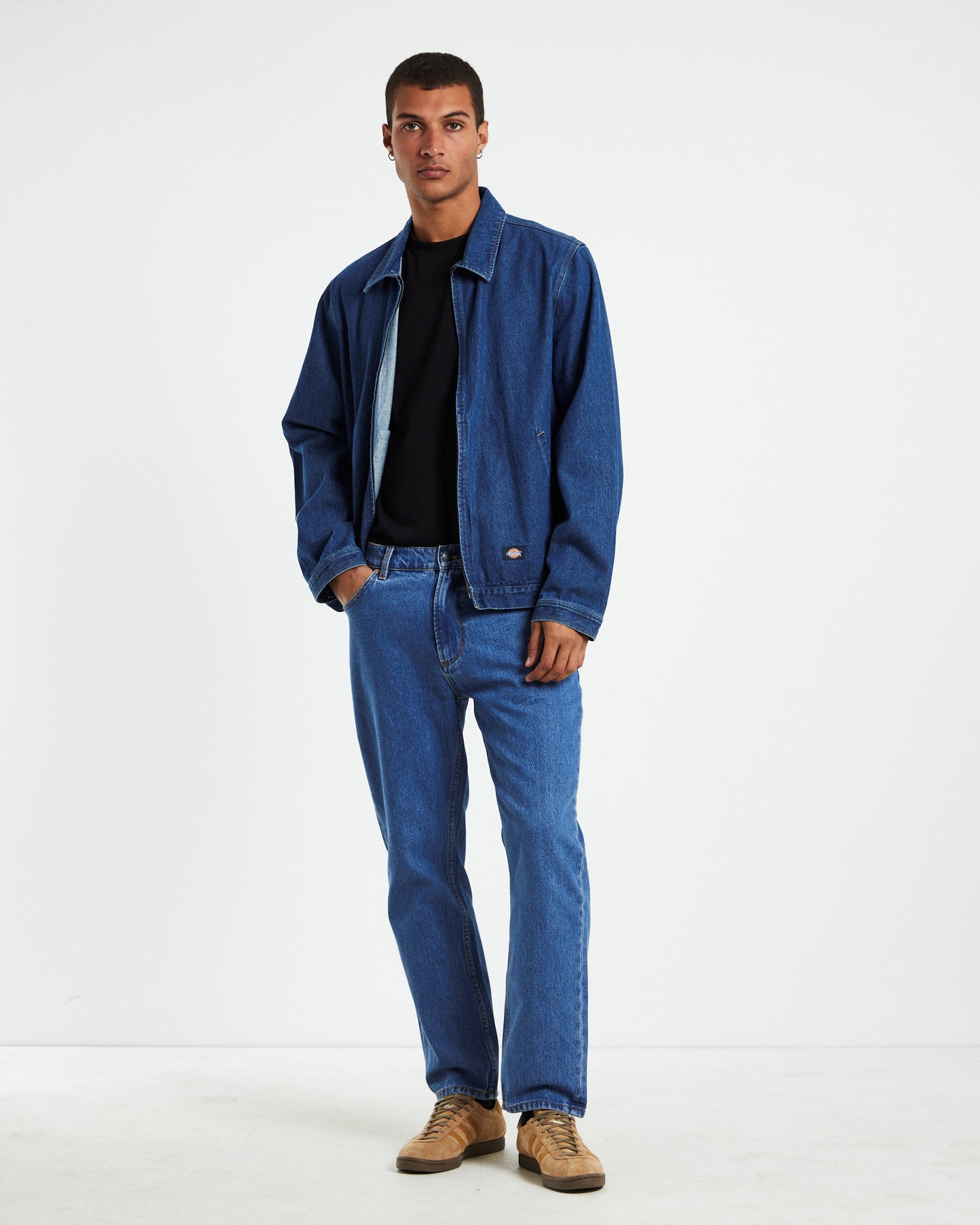 Eisenhower Denim Jacket Stone Washed Indigo Blue