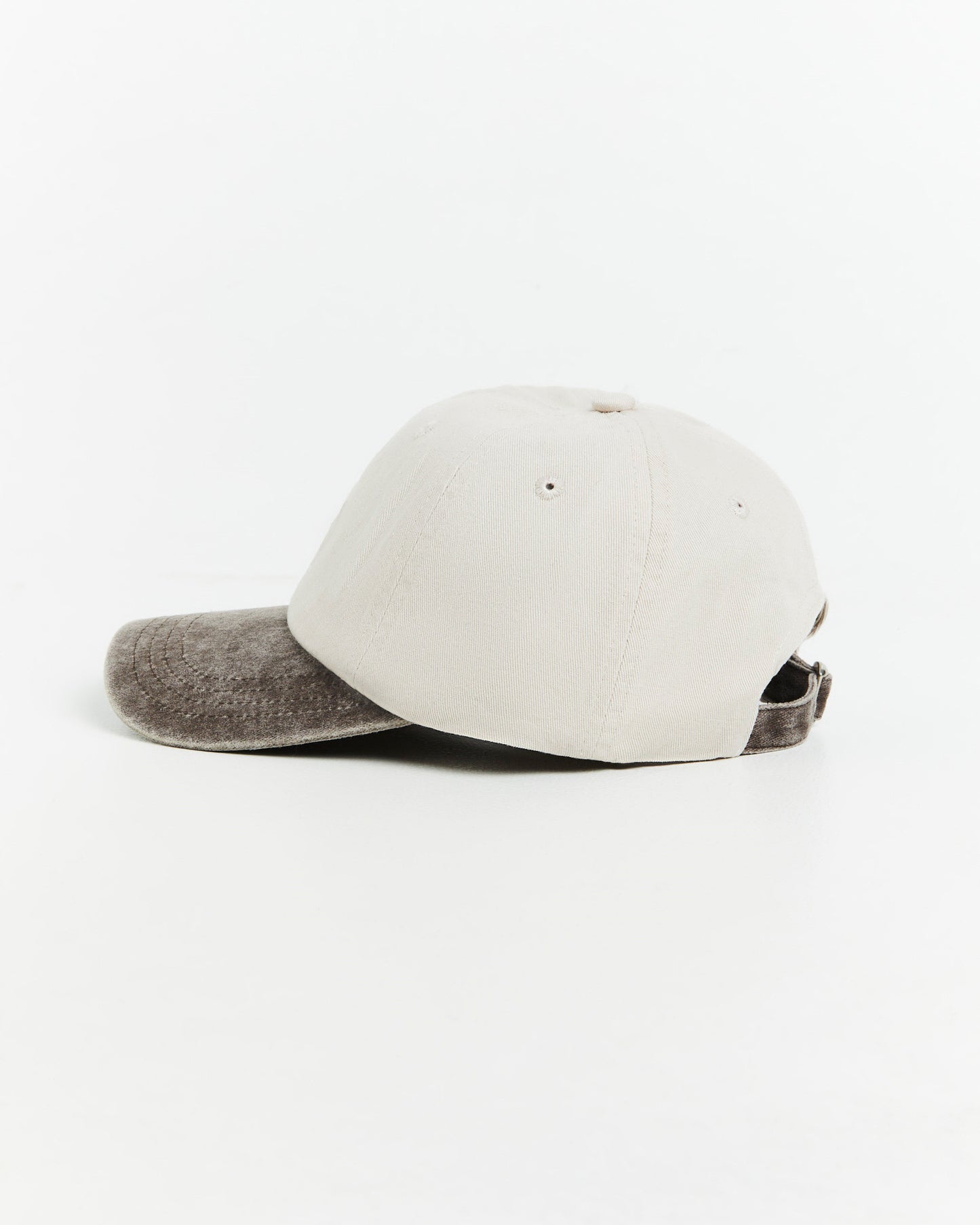 Stone Washed Cap Cocoa Brown
